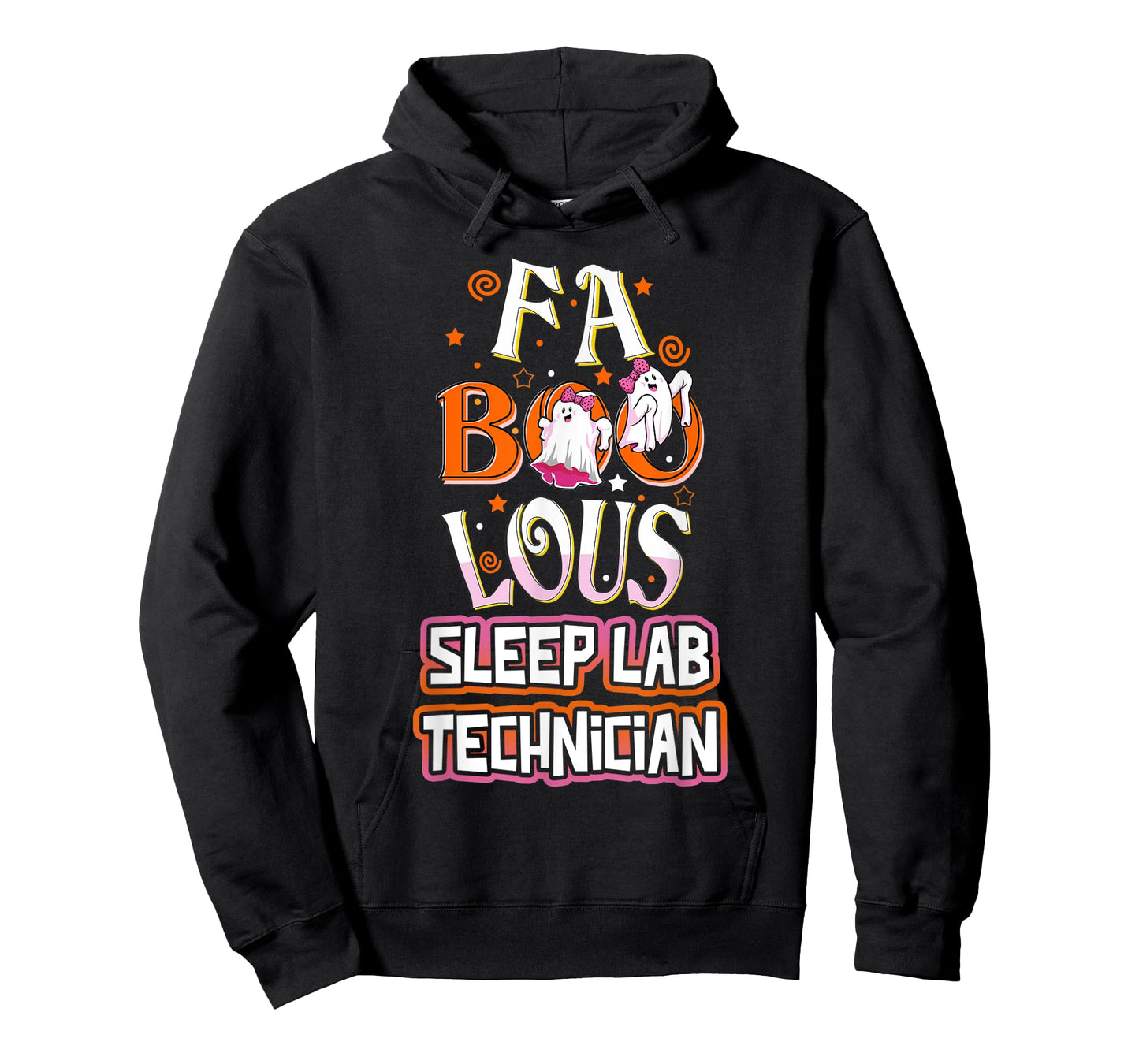 Fa BOO Lous Sleep Lab Technician Tech Cute Ghost Halloween T-Shirt