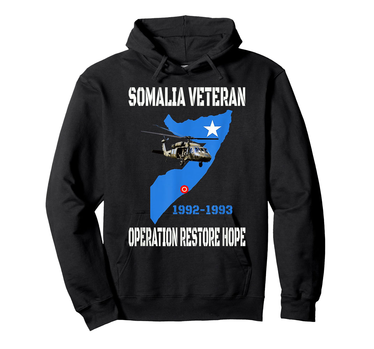 Mogadishu Somalia Veteran Operation Restore Hope War Veteran T-Shirt