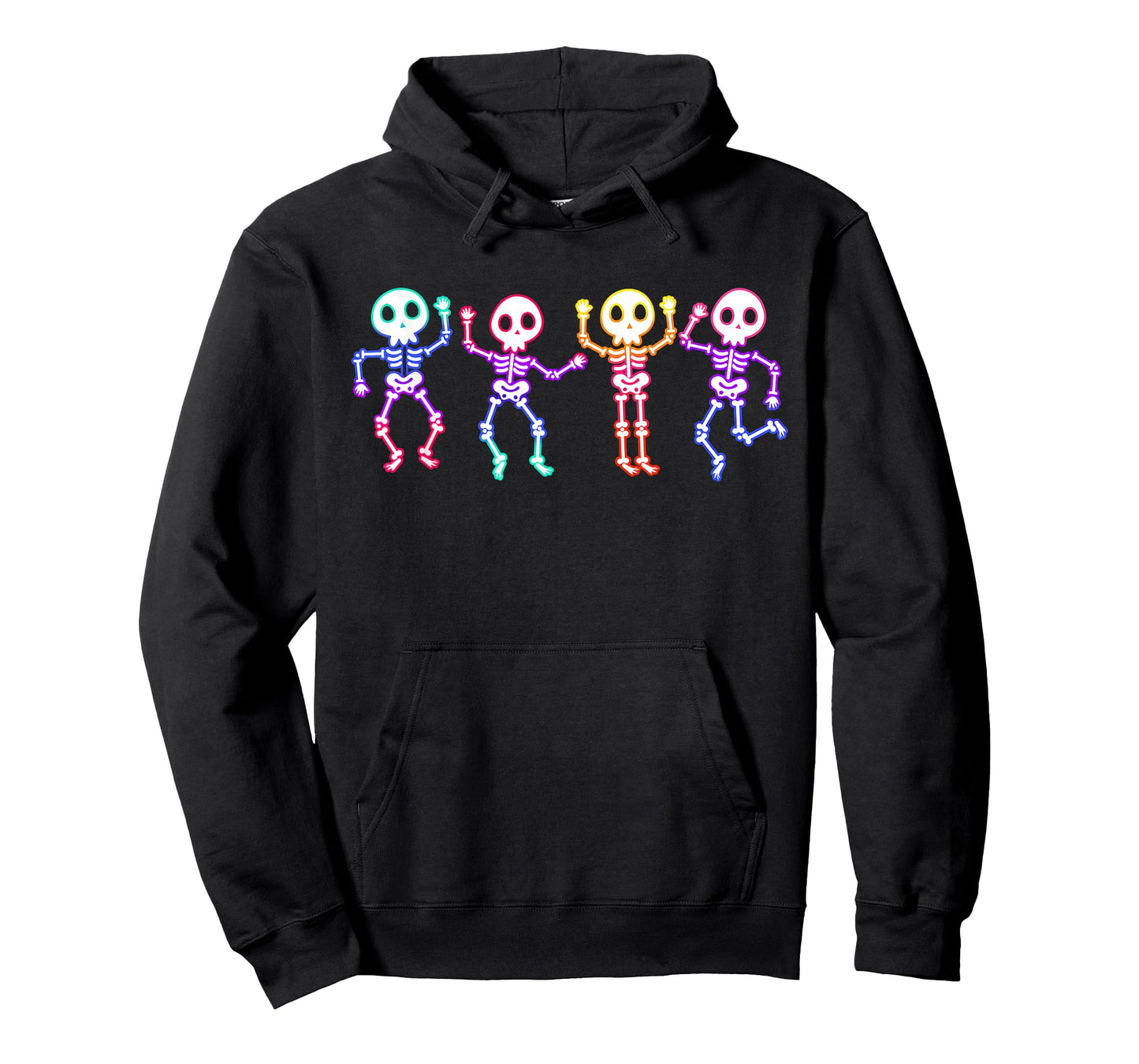 Funny Ghost Dancing Skeletons Glow in The Halloween Night T-Shirt