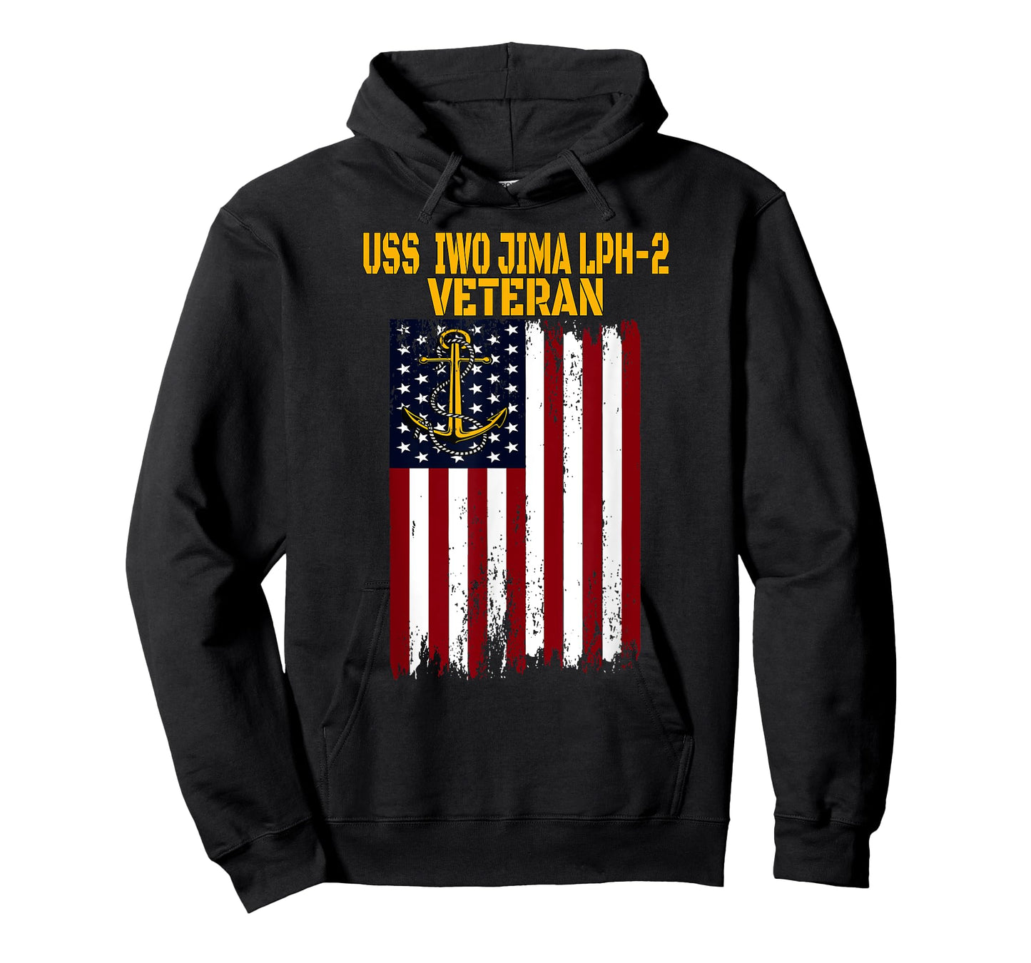 USS Iwo Jima LPH-2 Amphibious Ship Helicopter Carrier T-Shirt