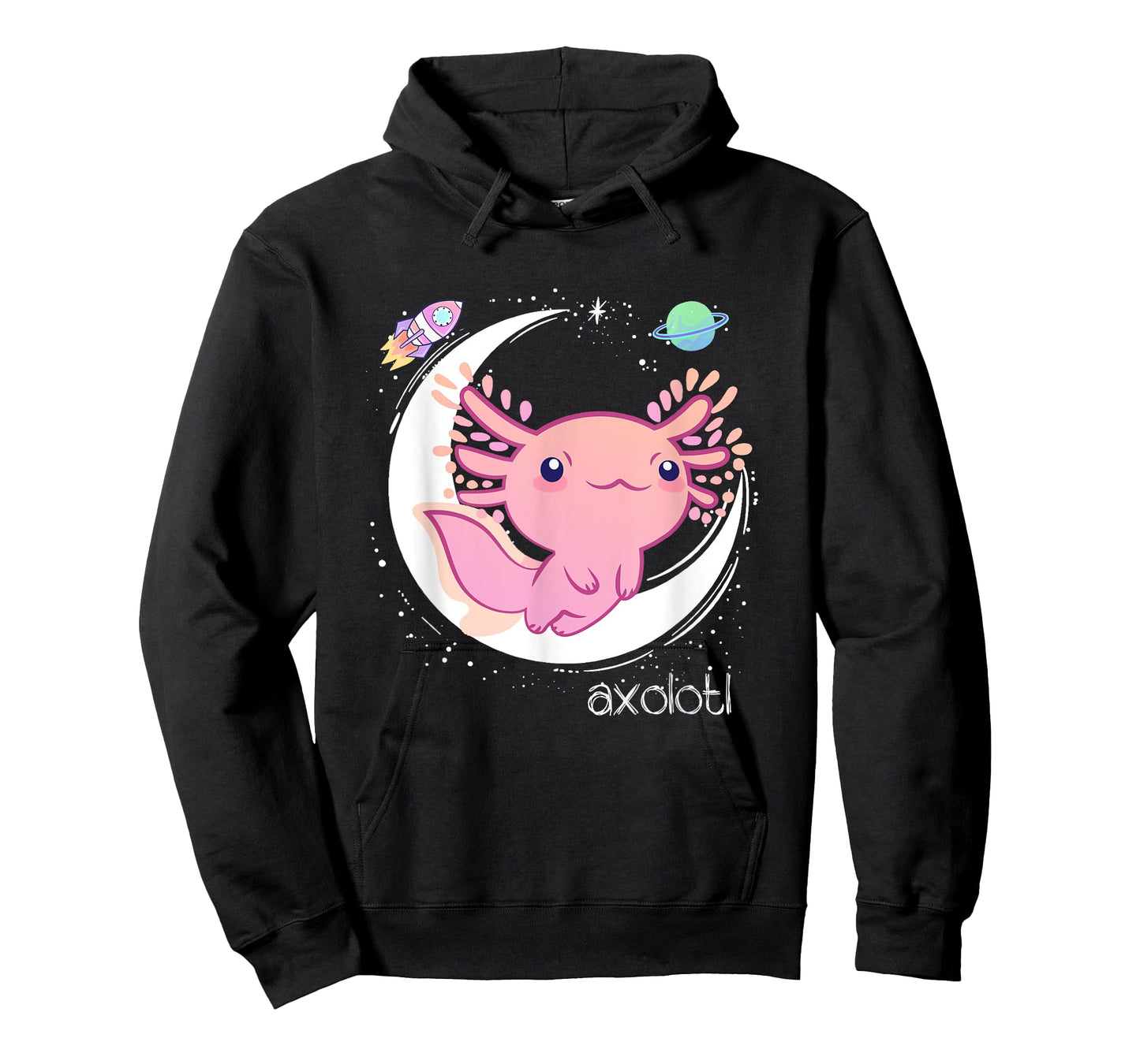 Space Axolotl Kawaii Shirt | Pastel Goth | Japan Anime Comic T-Shirt