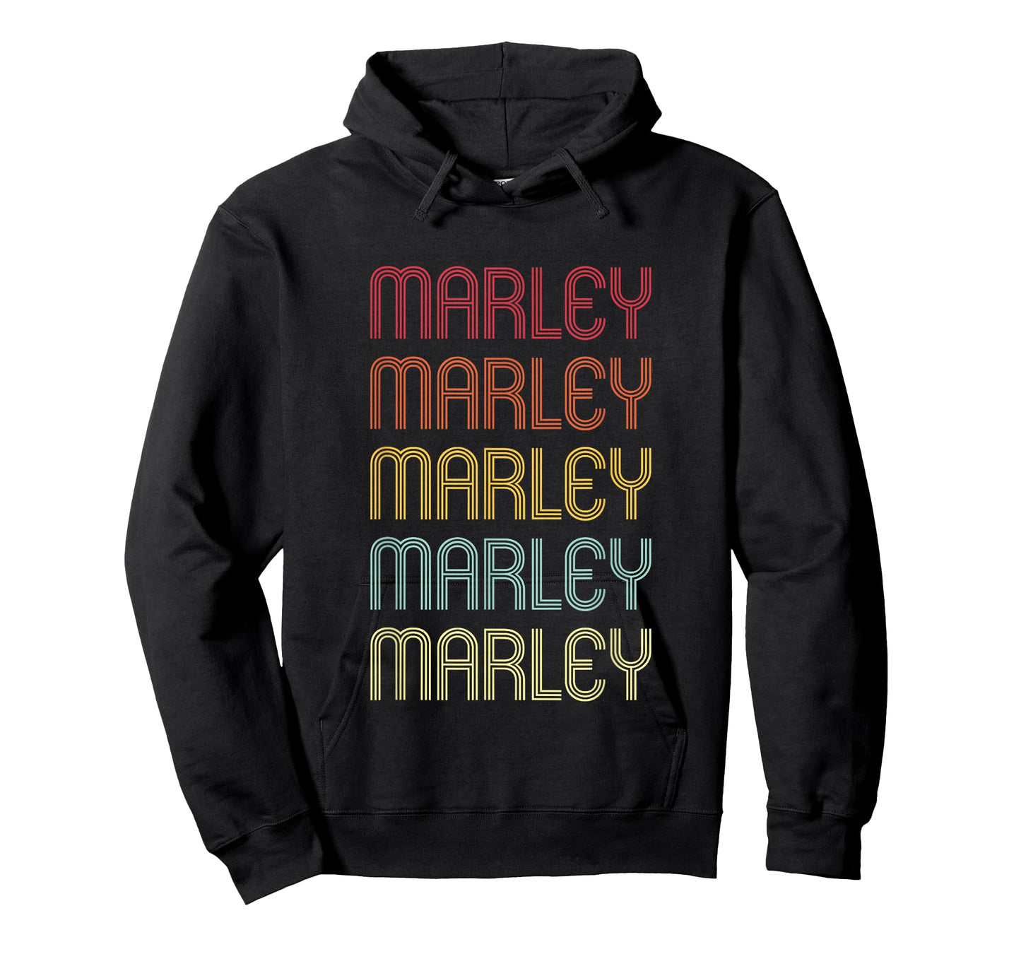 Marley Retro Wordmark Pattern Vintage Personalized 70s T-Shirt