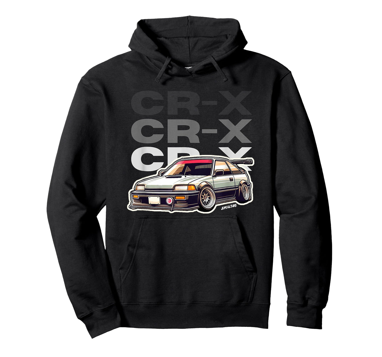Jdm Euro Car Scene CR-X Hatch DOHC b16 Tuning Drift Import T-Shirt