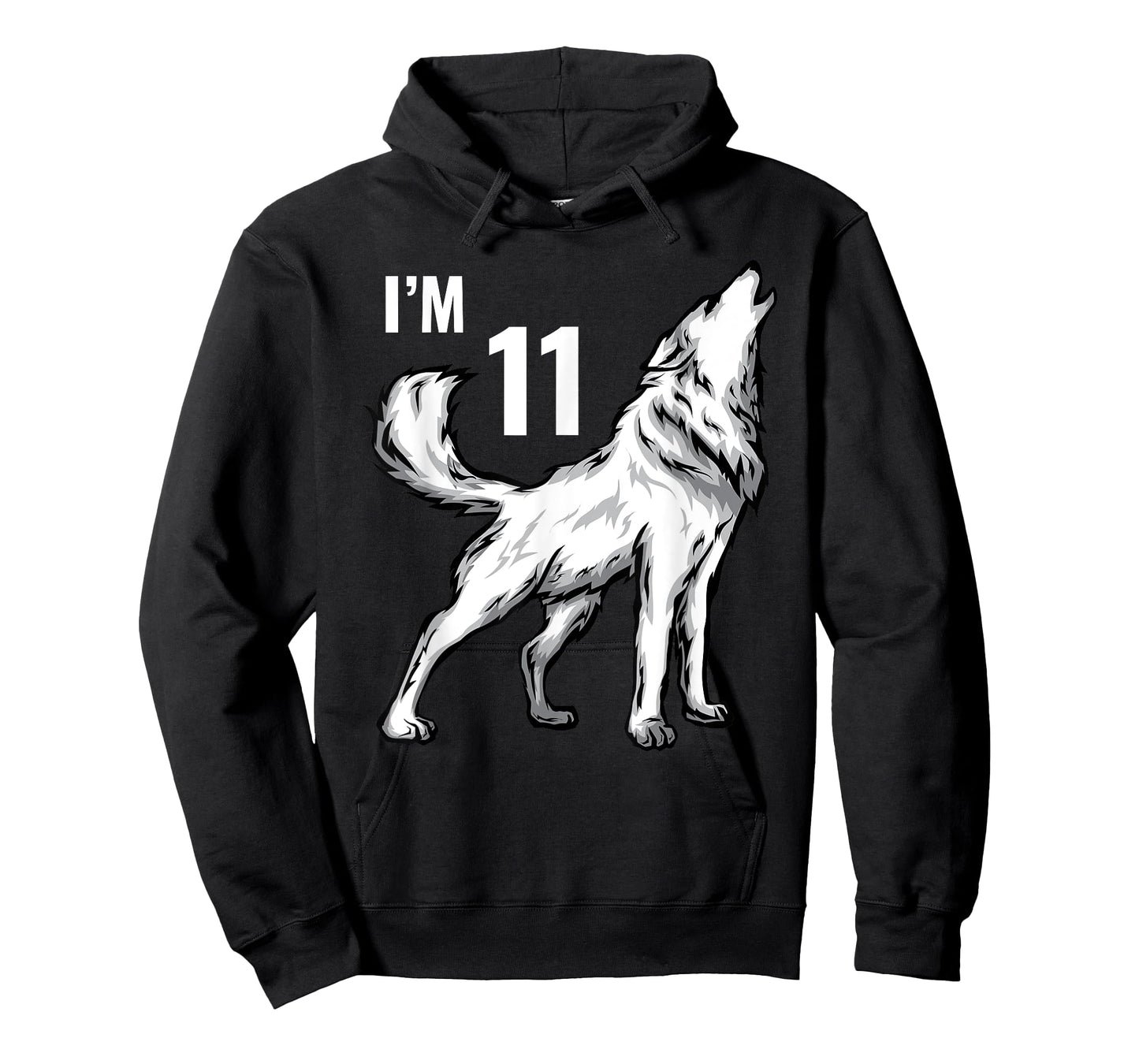 11th Birthday 11 Years Wolf Cub Howling Wolf Pack Wildlife T-Shirt