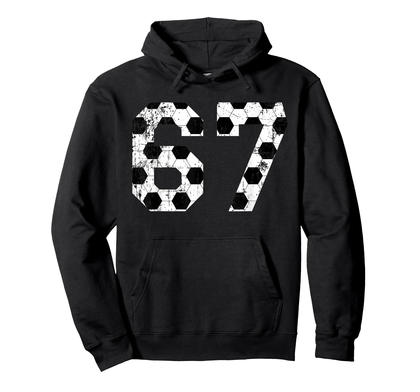 Vintage Soccer 67 Jersey Number T-Shirt