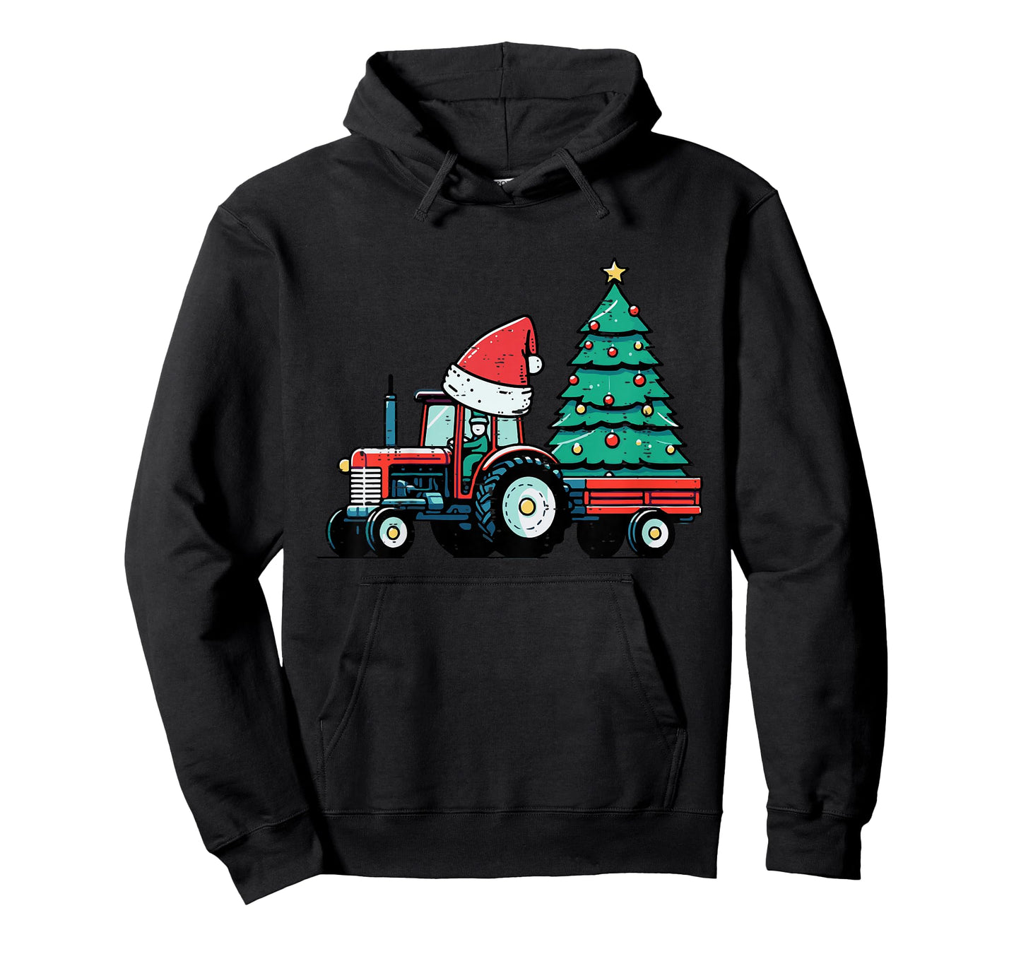 Kids Christmas Tractor Xmas Tree Farm Truck Toddler Boys Kids T-Shirt