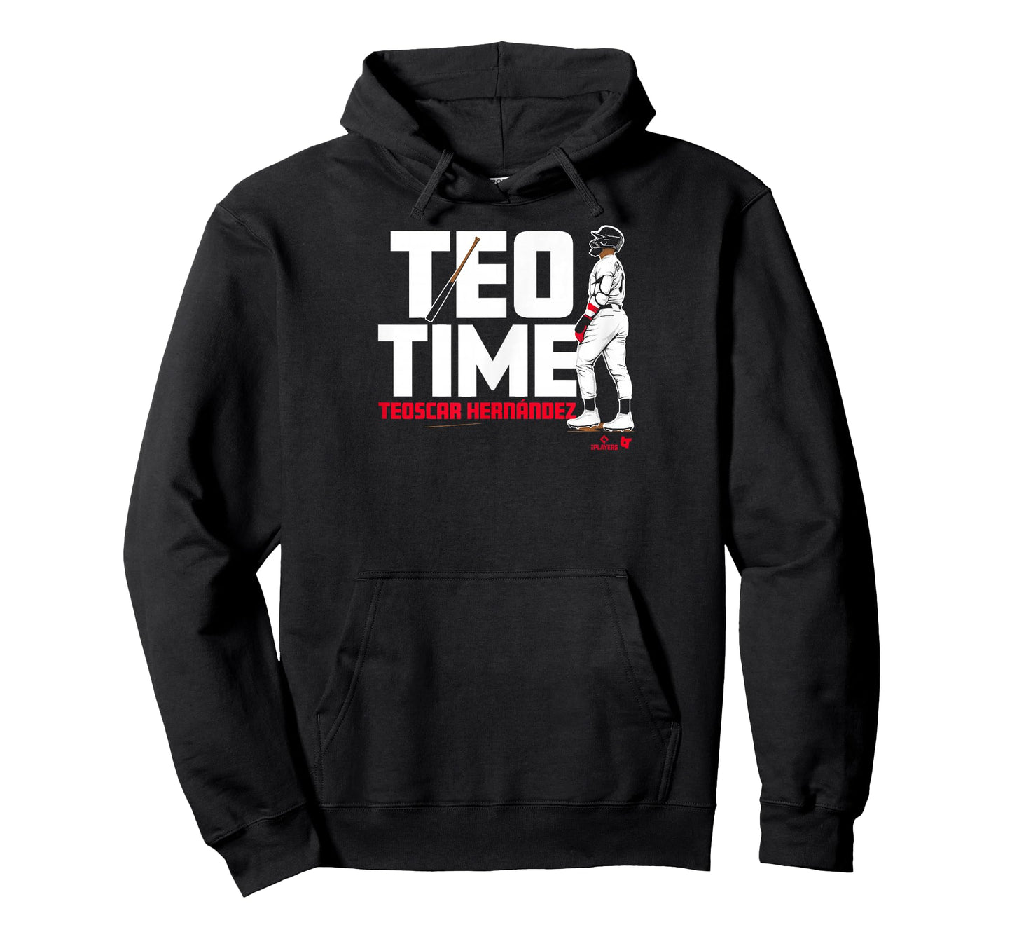 BreakingT Teoscar Hernandez - Teo Time - Los Angeles Baseball T-Shirt, Small, Blue
