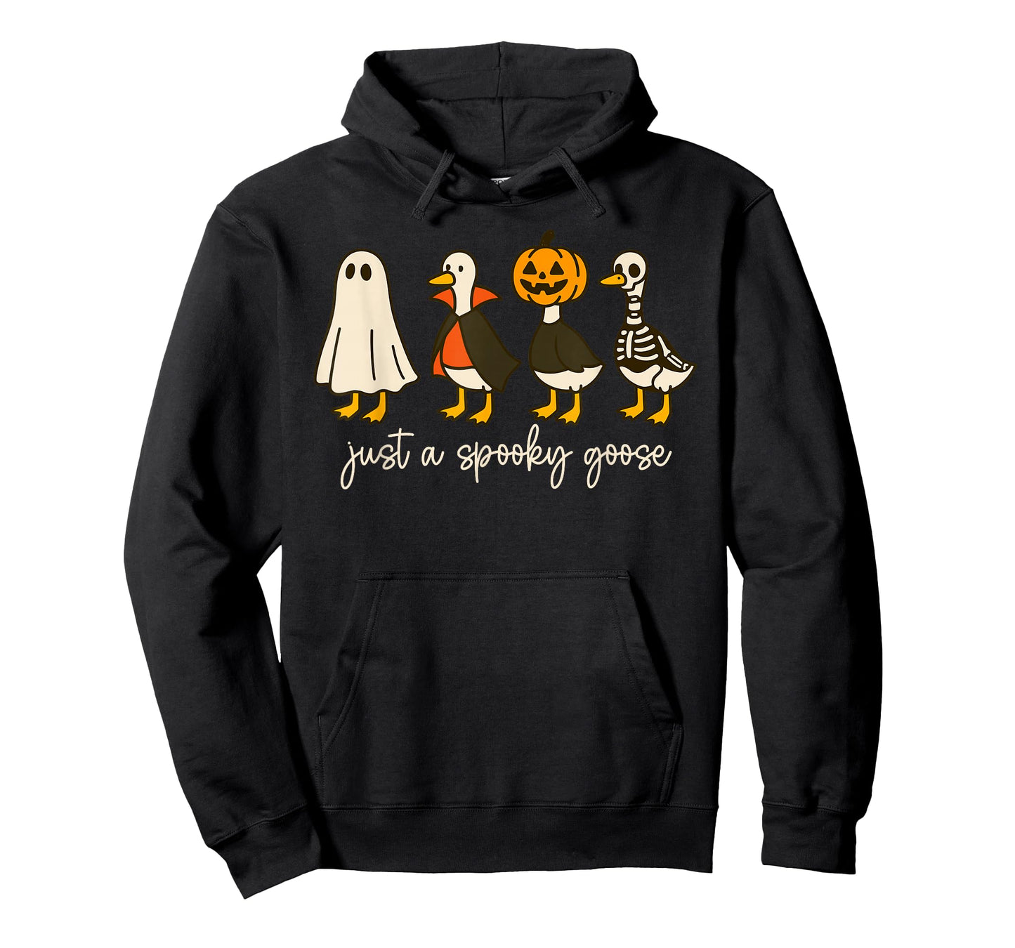 Just A Spooky Goose Spooky Season Trick Or Treat Halloween T-Shirt