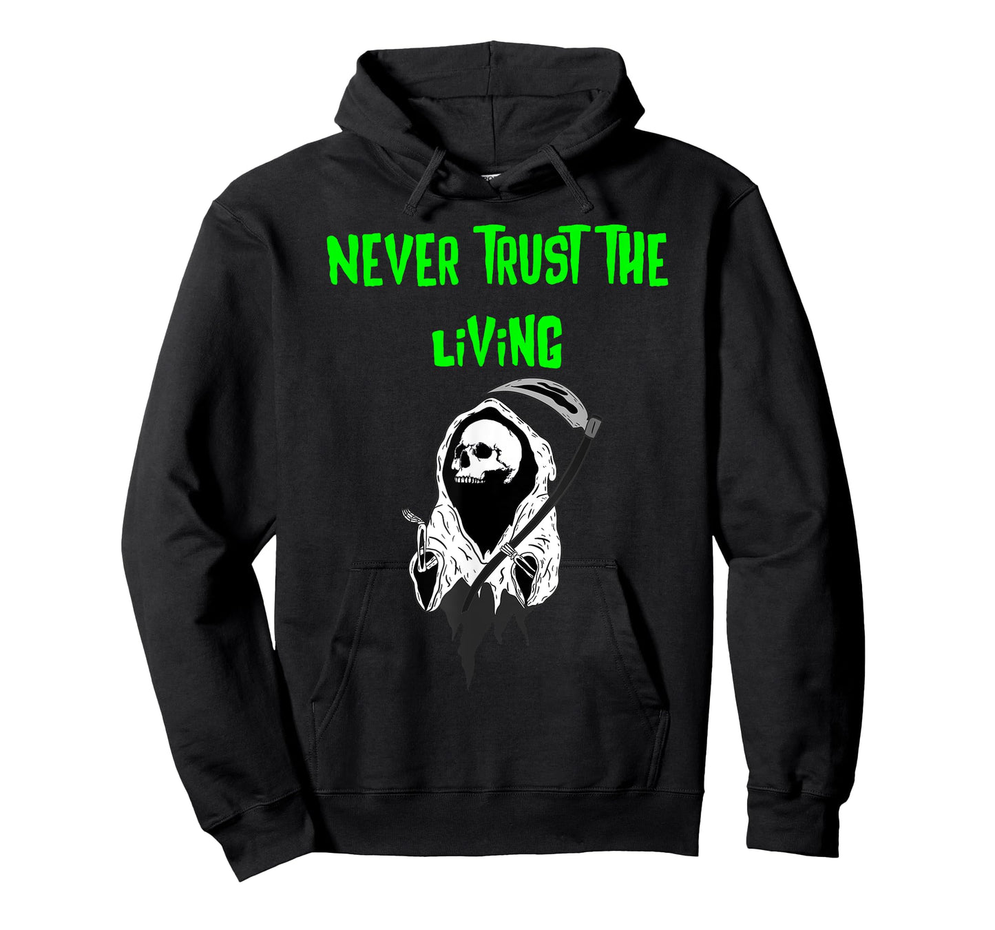 Spooky goth ghost with the most never trust the living T-Shirt