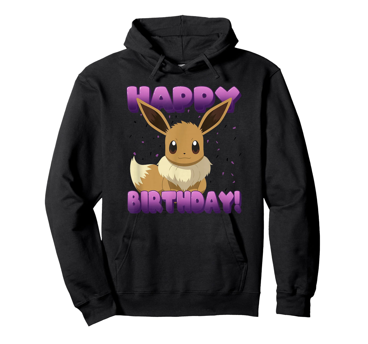 Pokémon Birthday Eevee Big Face Happy Birthday T-Shirt