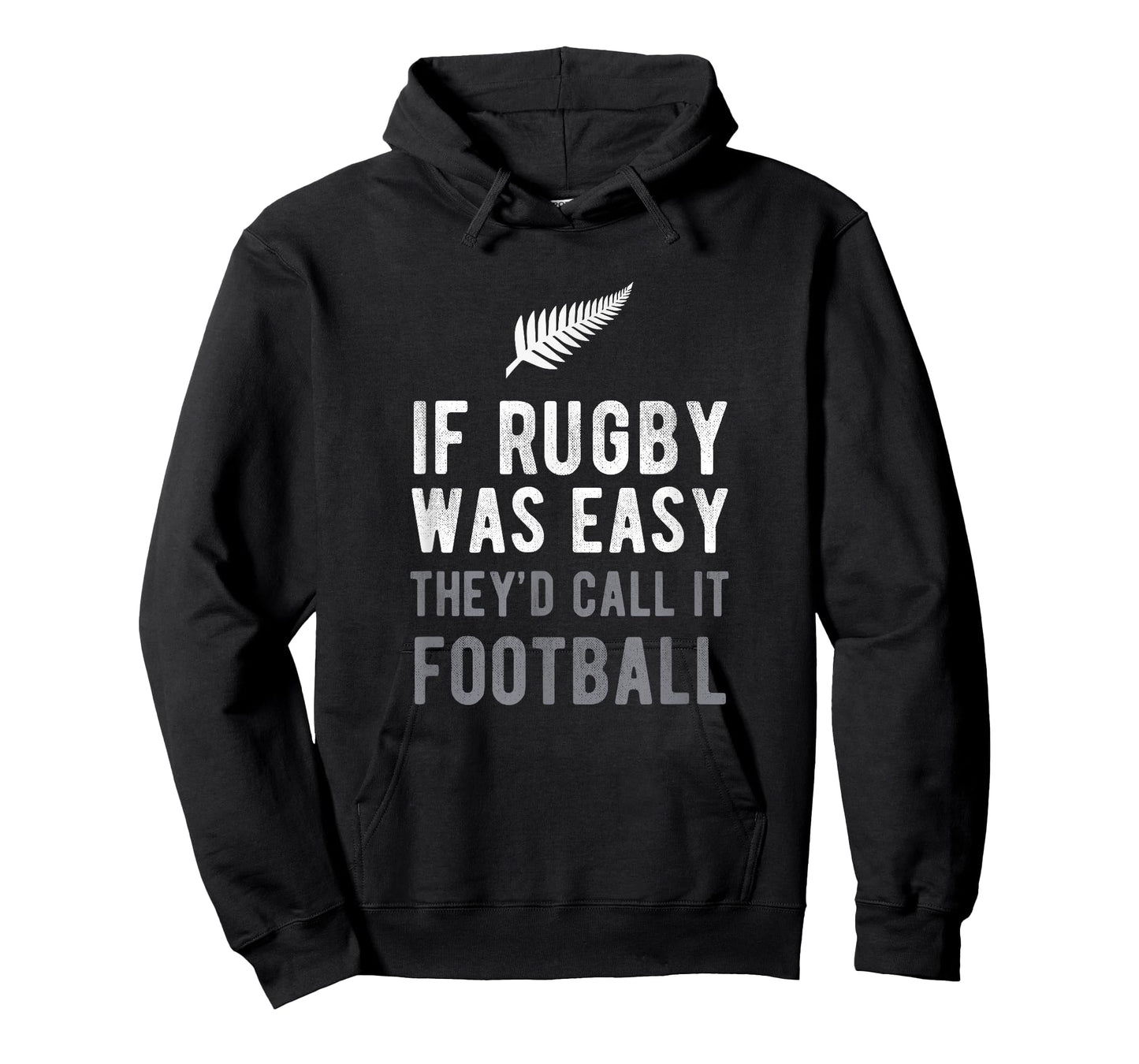 Funny New Zealand Rugby NZ Silver Fern Football Gift T-Shirt