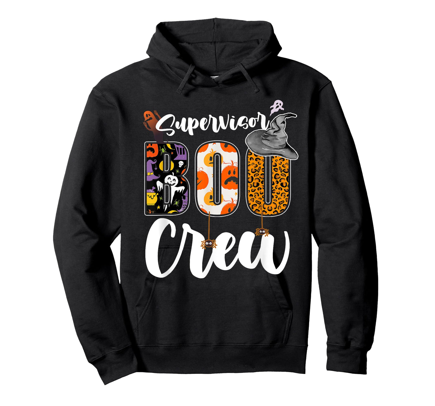 Supervisor Boo Crew Halloween Matching Manager T-Shirt