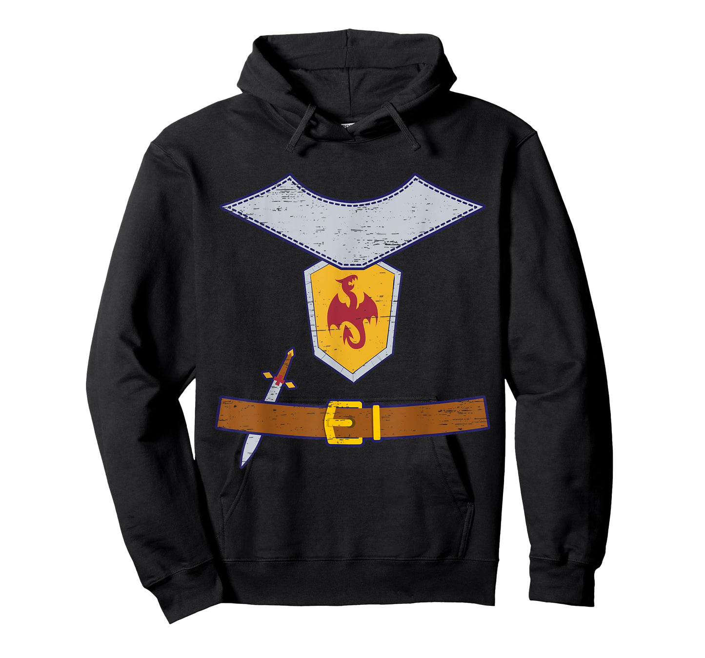 Knight Costume Armor Sword Suit Halloween T-Shirt