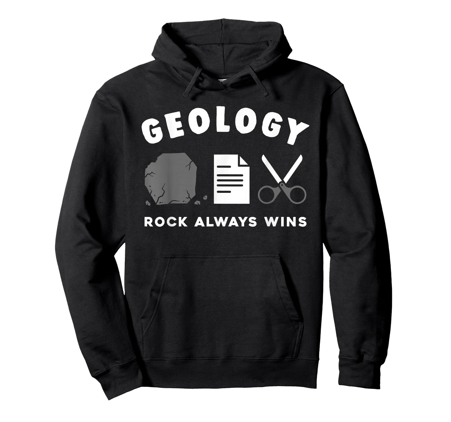 Funny Geology Rock Always Wins Geologist Pun T-Shirt T-Shirt
