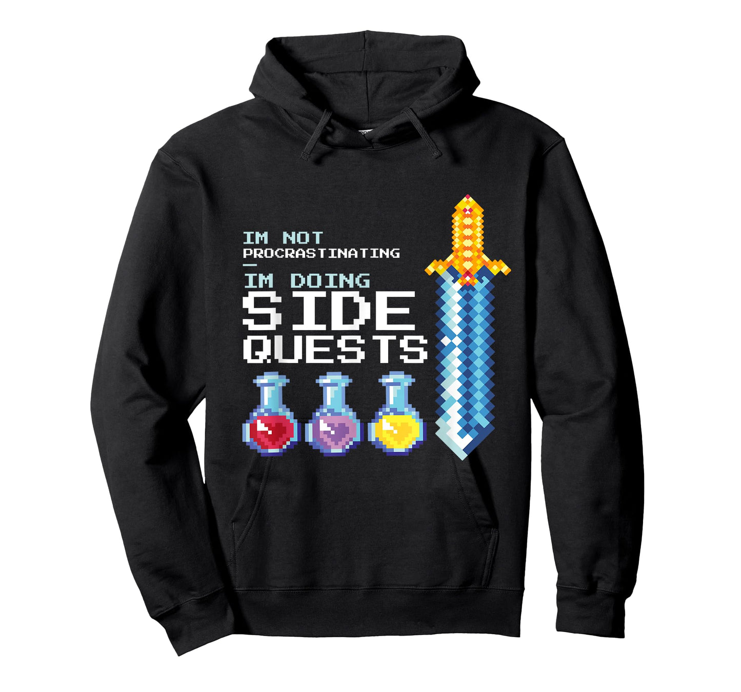 I'm not procrastinating i'm doing Side Quests MMOGA Games T-Shirt