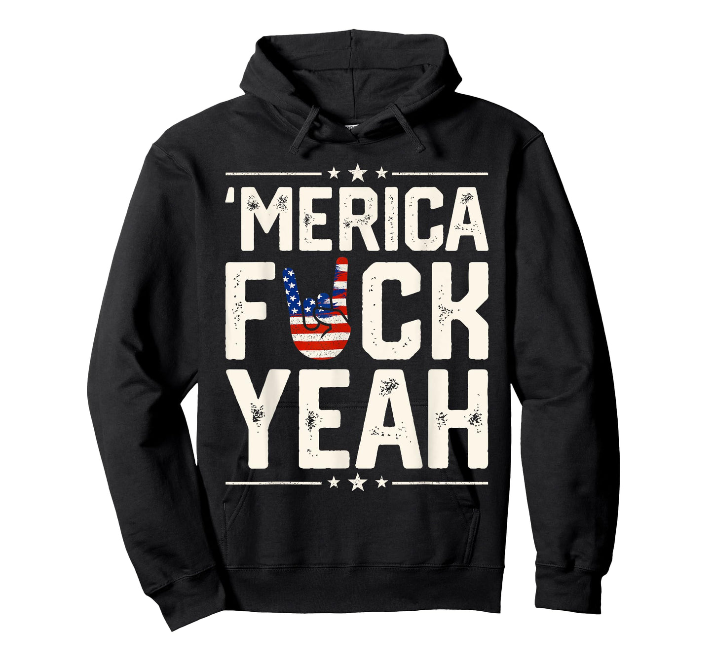 Funny Merica Fuck Yeah 4th Of July Patriotic USA Men Women T-Shirt