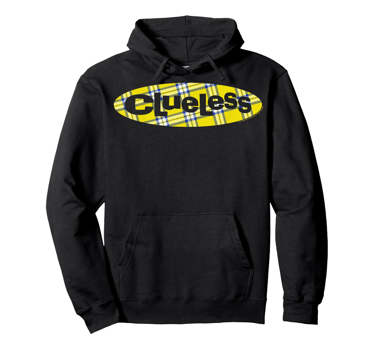 Clueless Plaid Movie Chest Logo T-Shirt