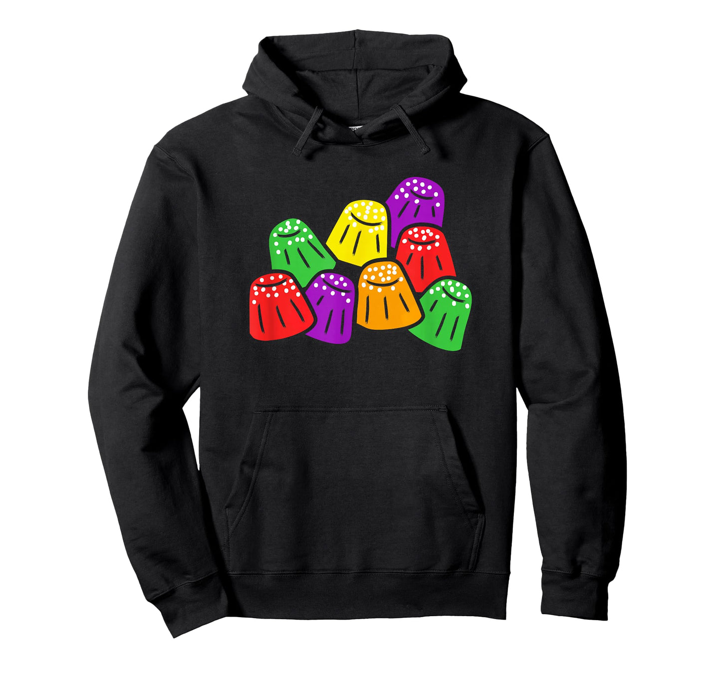 Gumdrops Jelly Candies Simple Wordless Bright Colors Graphic T-Shirt