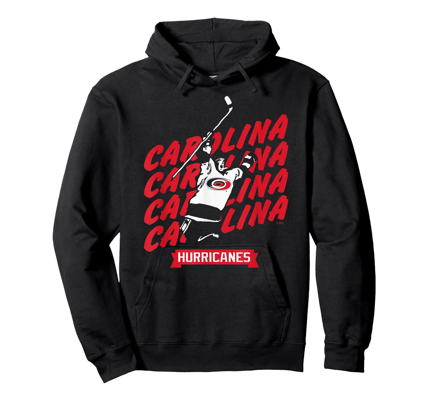 Carolina Hurricanes Graffiti Black NHL Officially Licensed T-Shirt