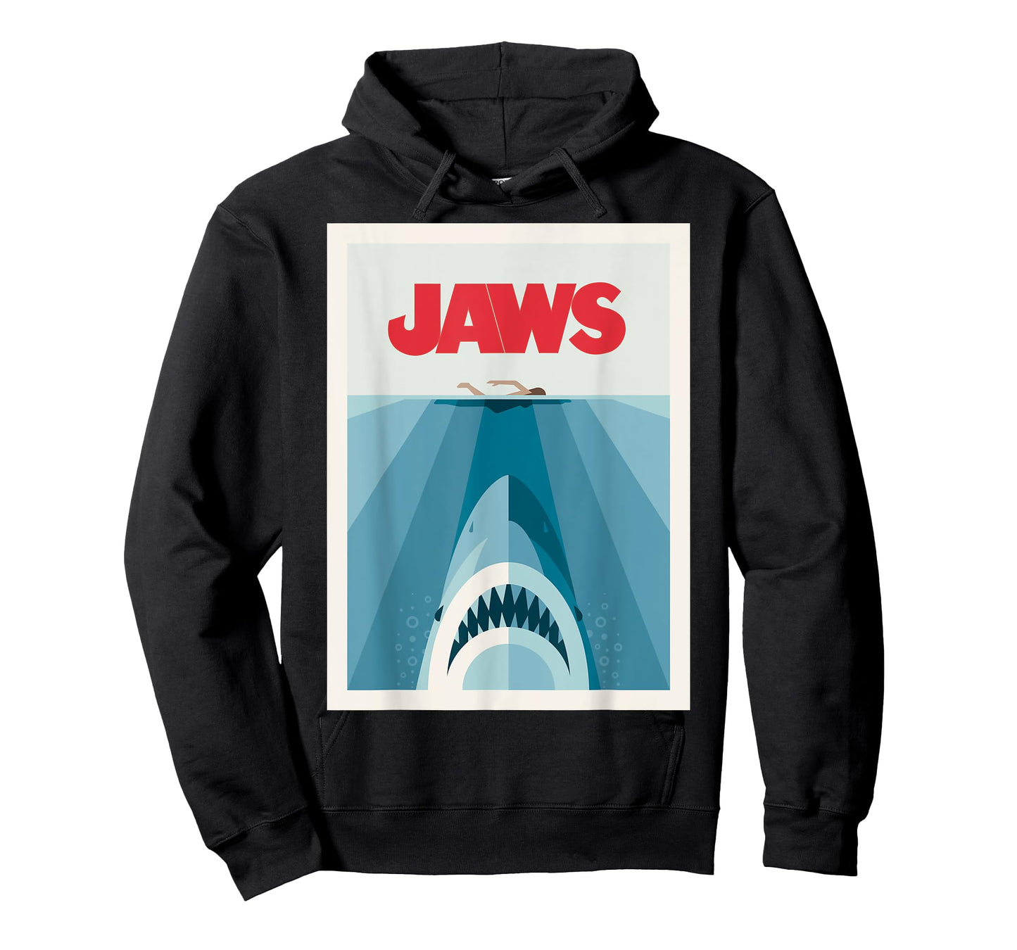 Jaws 50th Anniversary Poster Vector Front & Back T-Shirt