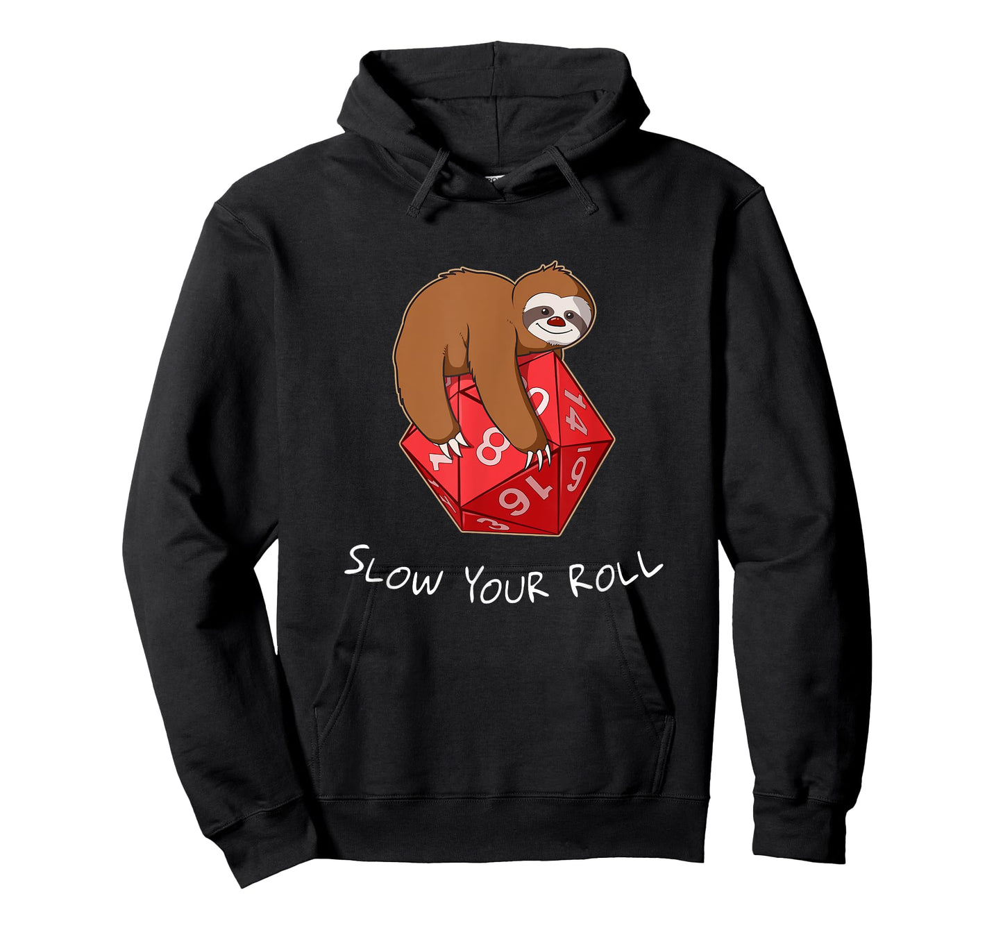 Slow Your Roll Tabletop Gaming Gift Sloth Dice T-Shirt