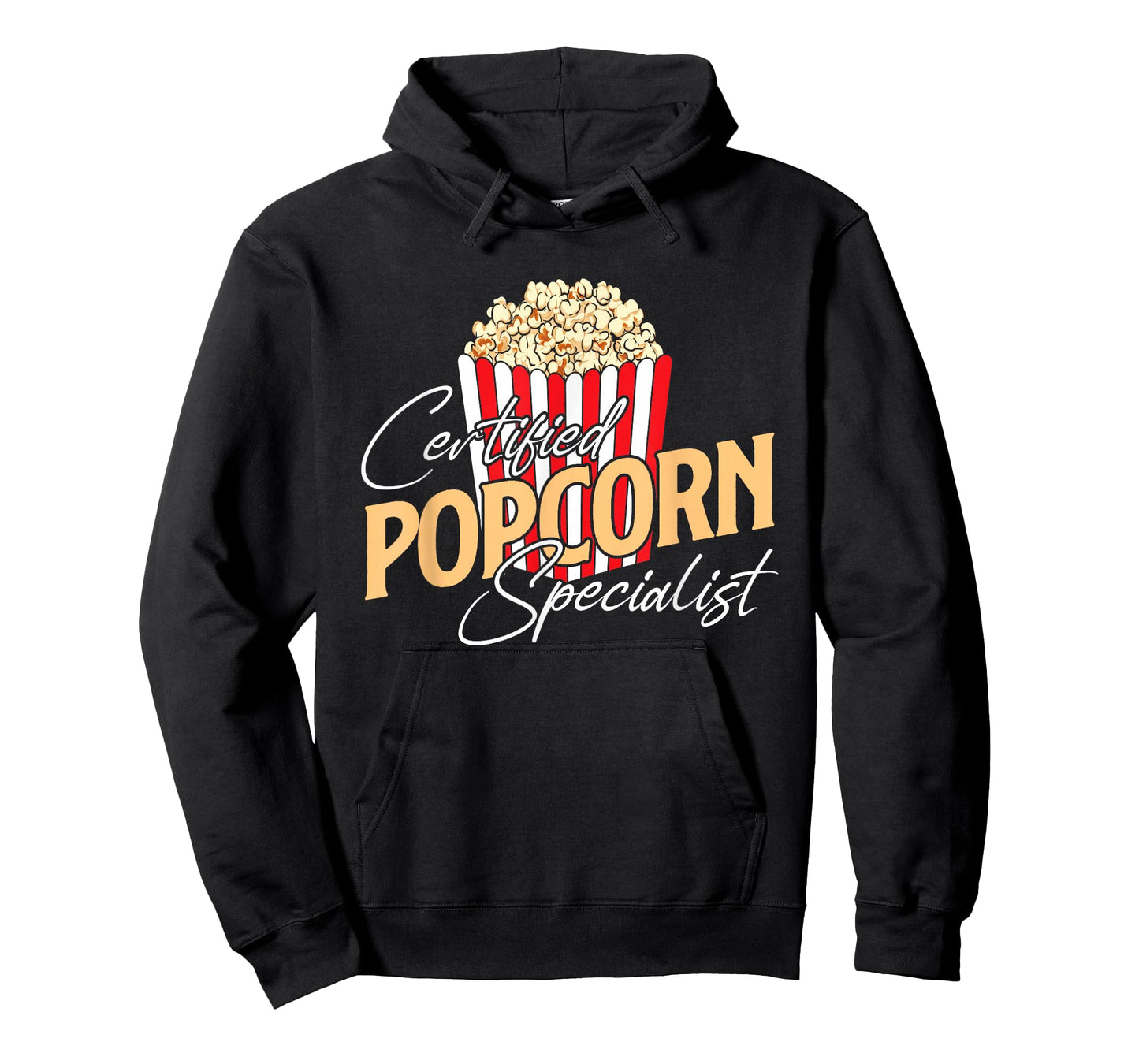 Certified Popcorn Specialist - Popped Corn Kernel Snack Fan T-Shirt