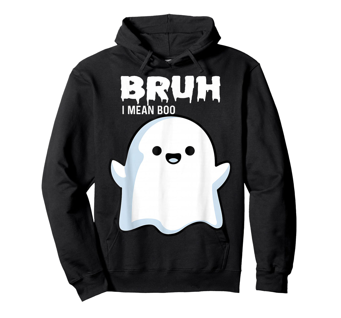 Halloween Bruh Ghost Boo Skull Pumpkin Boys Kids Men T-Shirt