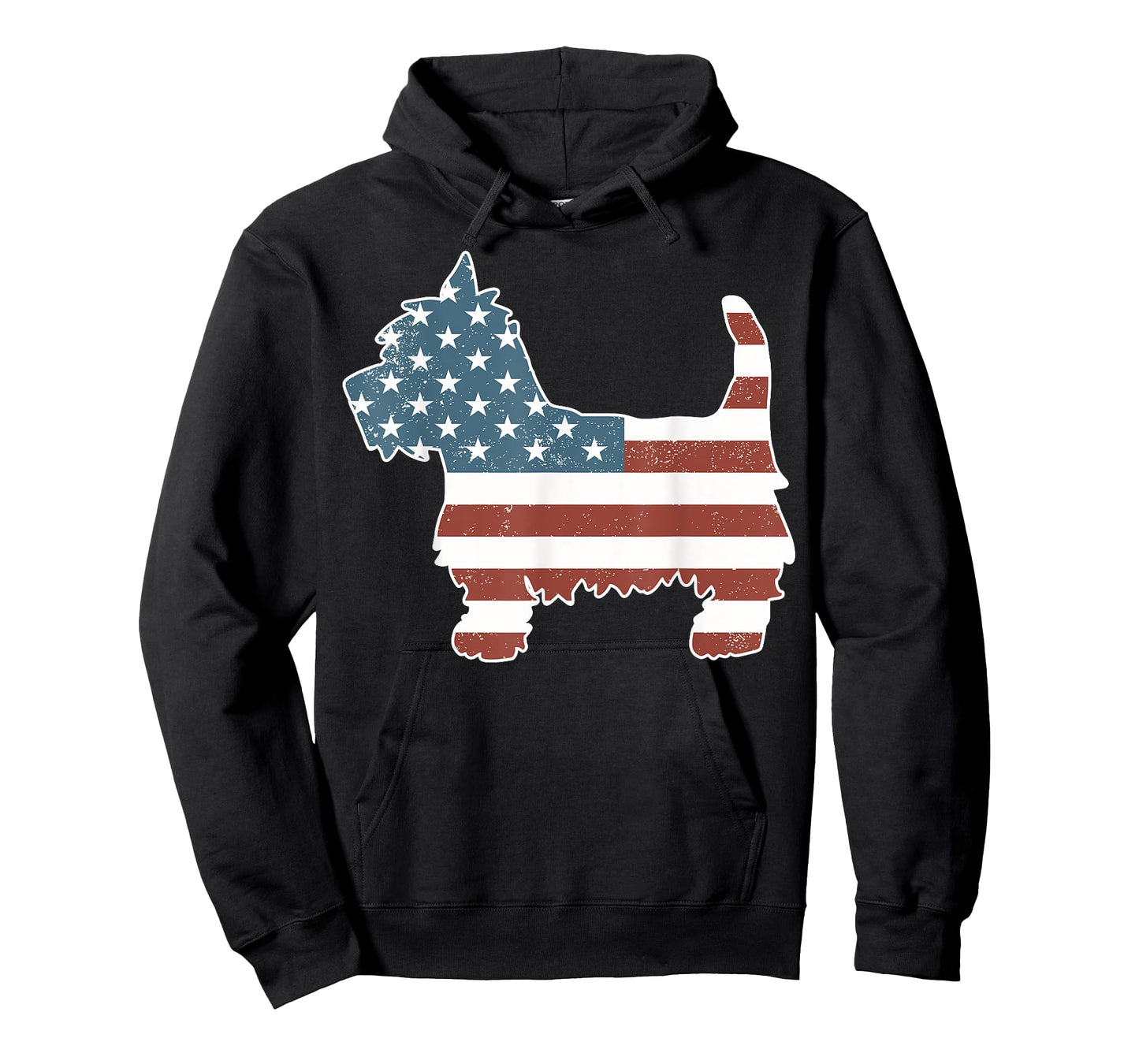 Vintage Patriot Westie Dog T-shirt Westie Silhouette Shirt Men Women Girls Kids T-Shirt