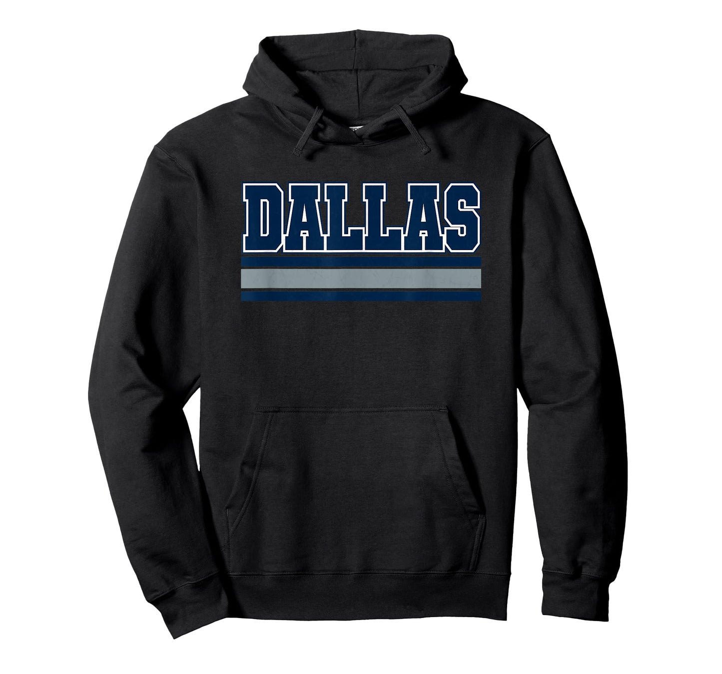 Dallas Blue & Light Grey Throwback Dallas TX Tailgate Party T-Shirt