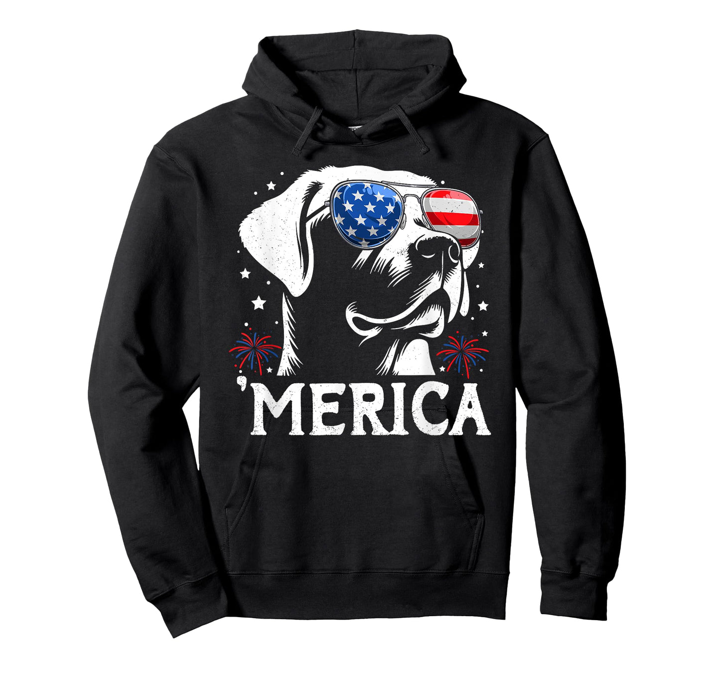 Labrador Retriever 4th of July Merica Patriotic Dog Tee Men Women Kids T-Shirt