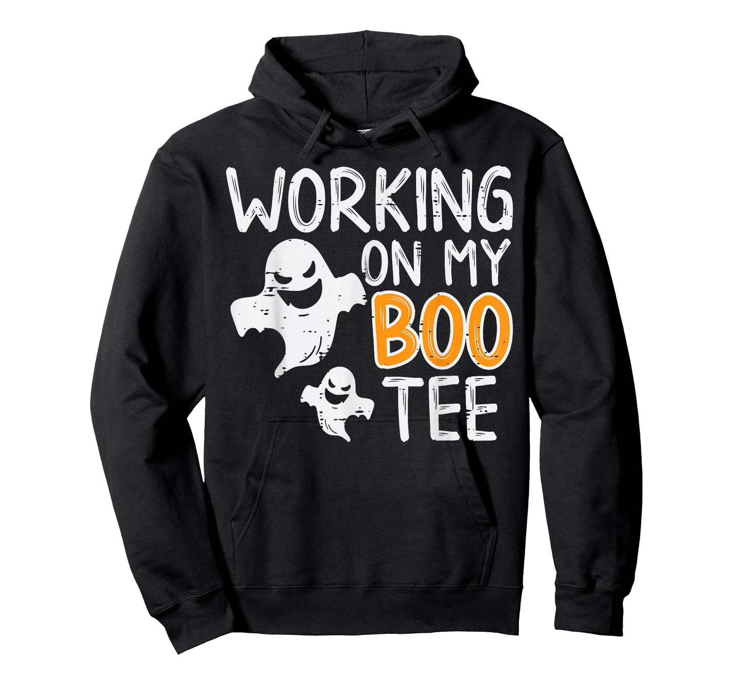 Working On My Boo Tee Funny Halloween Costume Men Women Gym T-Shirt