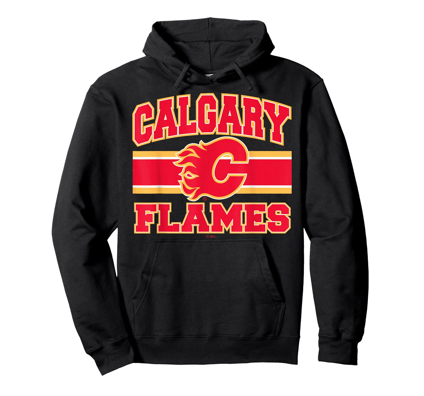 Calgary Flames Stripe Officially Licensed T-Shirt