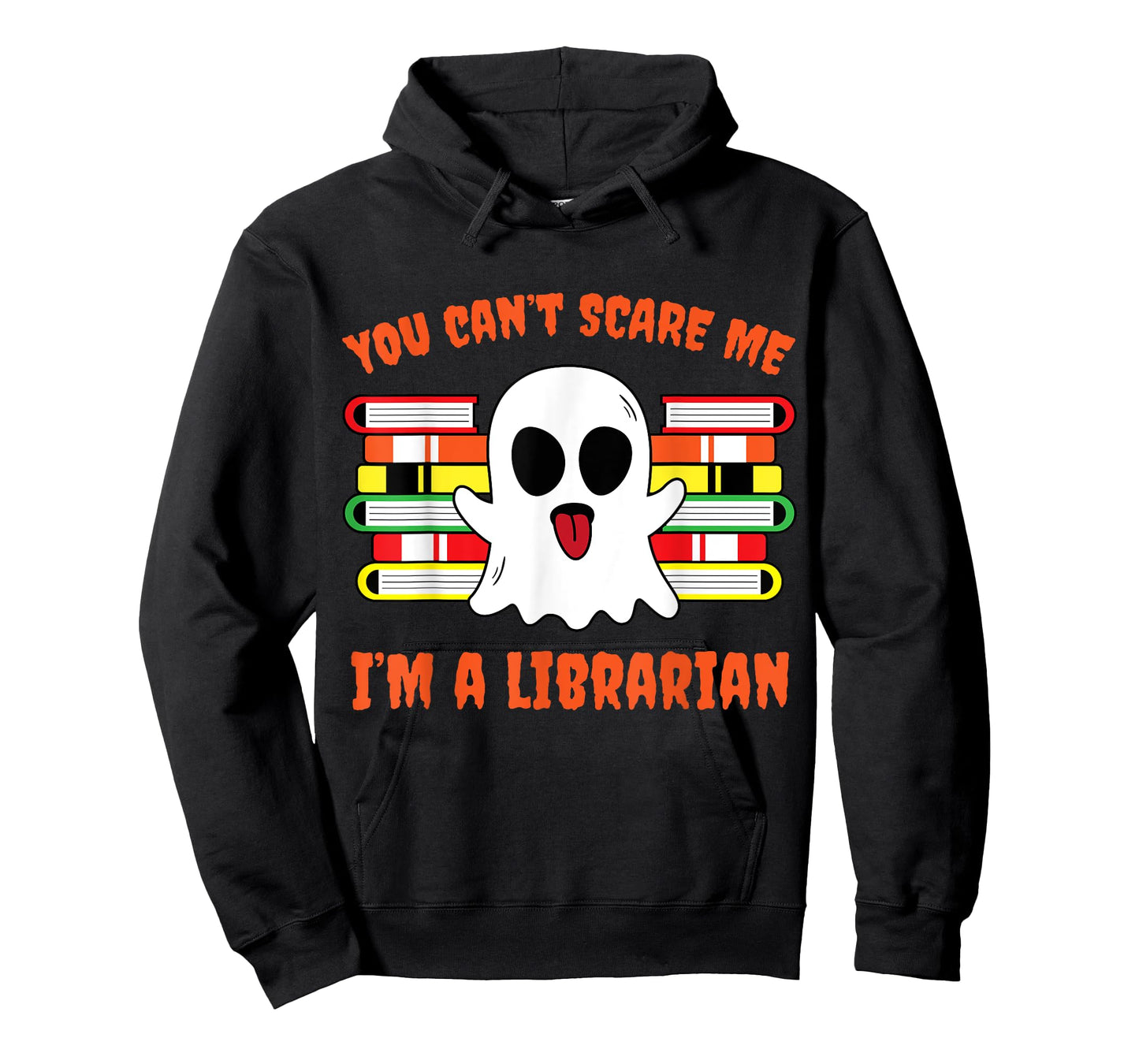 Scary Ghost Librarian Funny Saying Easy Halloween Gifts T-Shirt