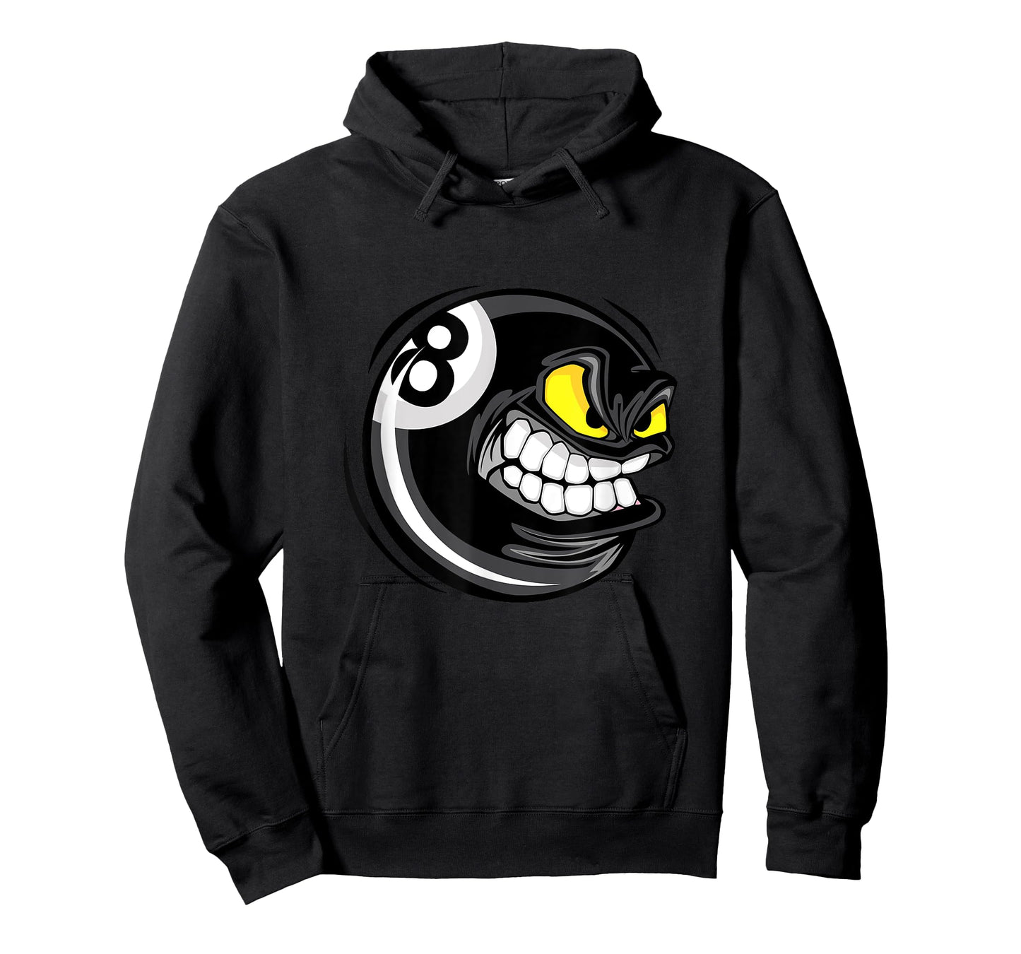 Enjoy Cool Pool Billiards Angry 8 Ball Graphic Designs T-Shirt