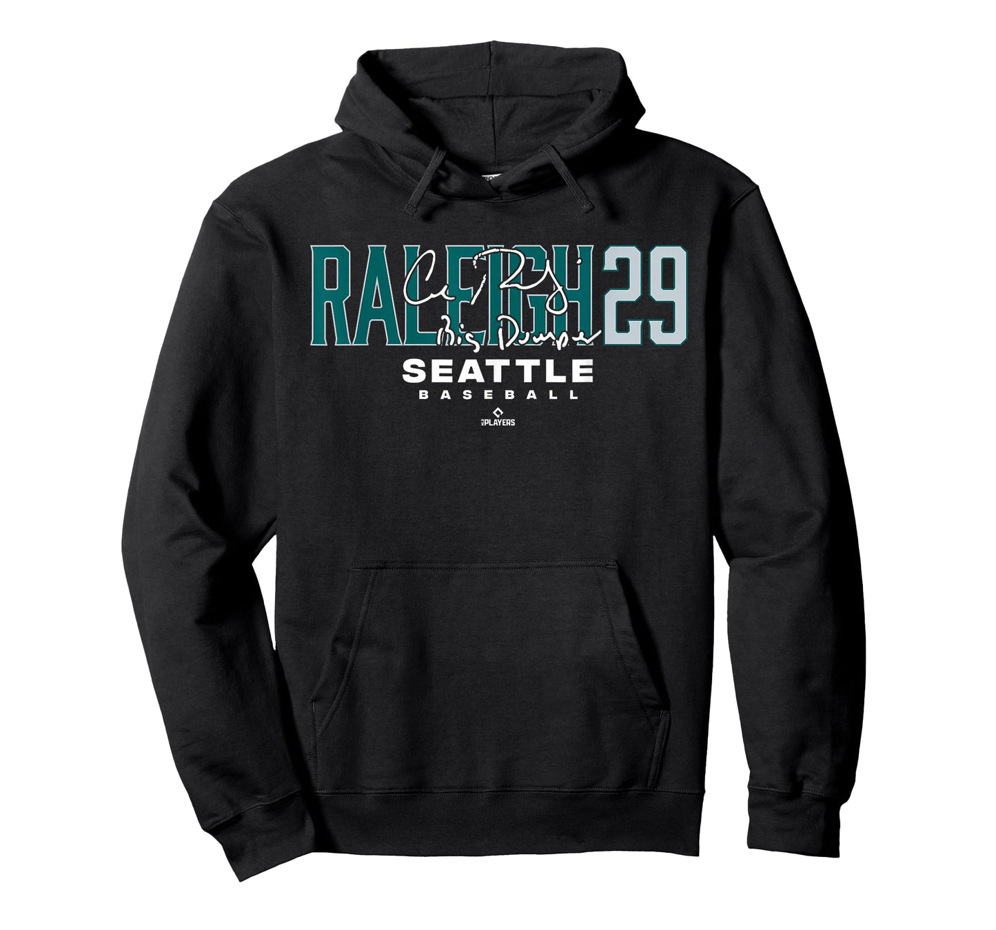 Name Number City Cal Raleigh 29 Seattle Baseball MLBPA T-Shirt