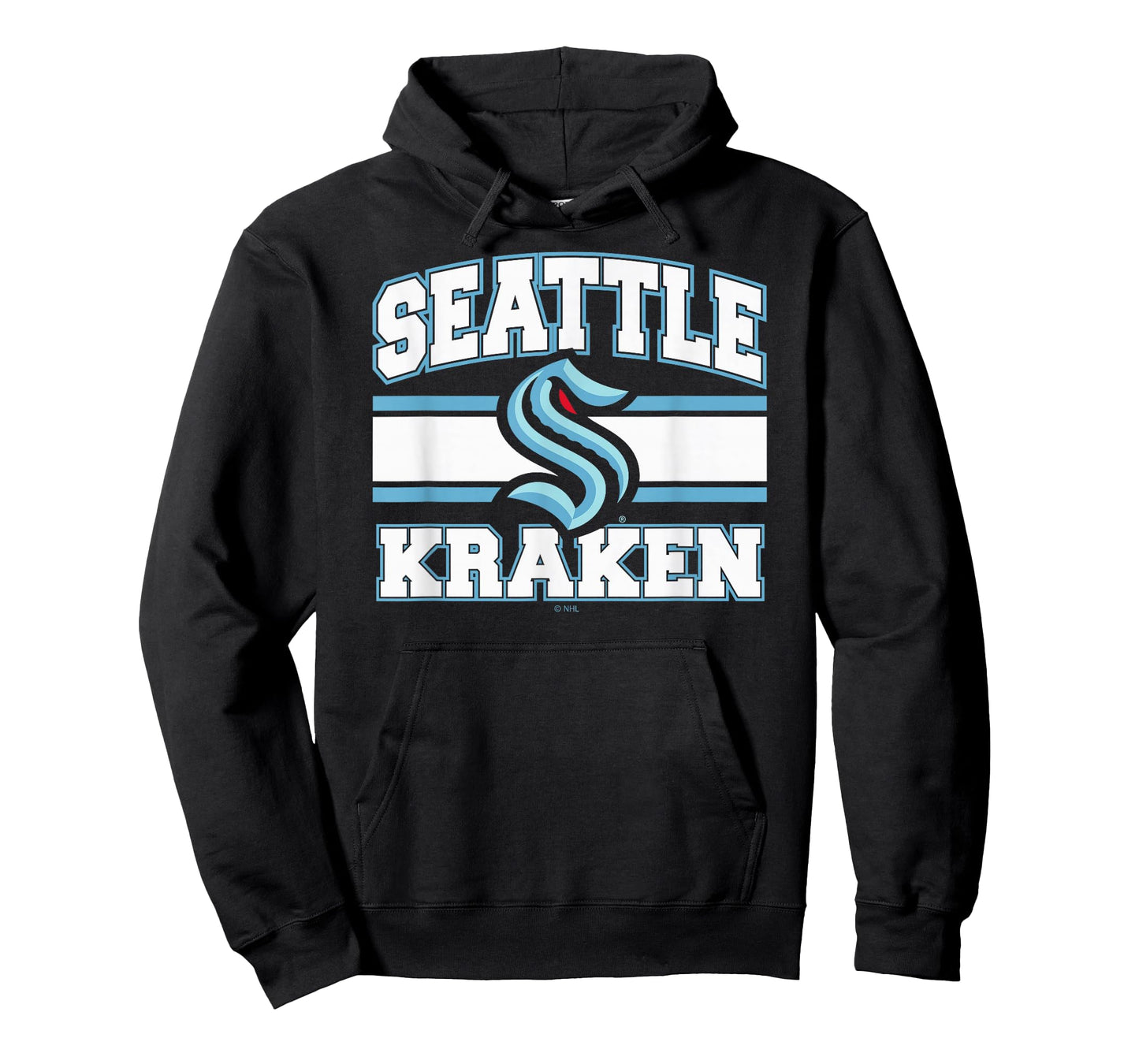 Seattle Kraken Stripe Navy Officially Licensed T-Shirt