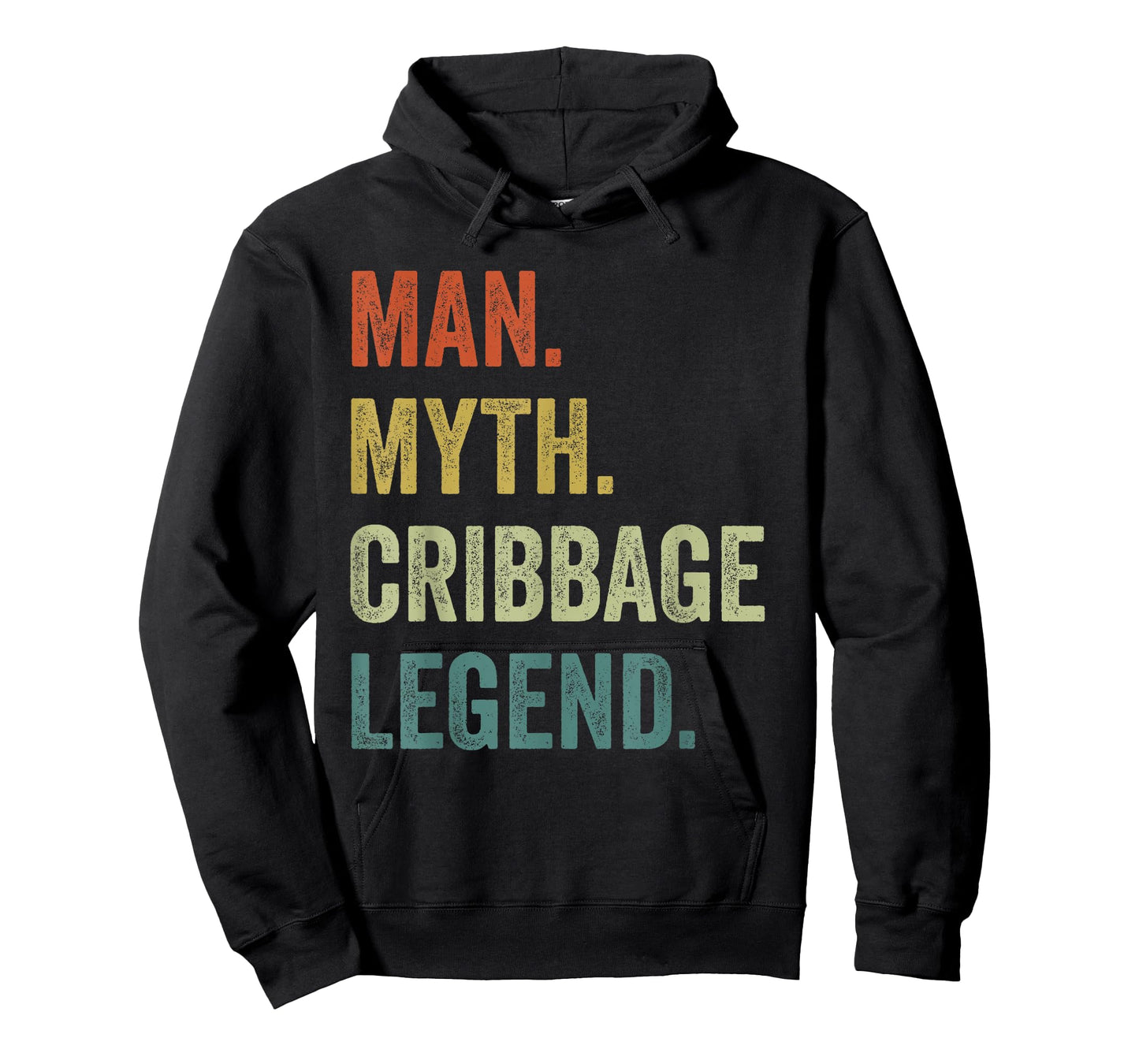 Cards Game Shirt For Men, Man Myth Cribbage Legend T-Shirt