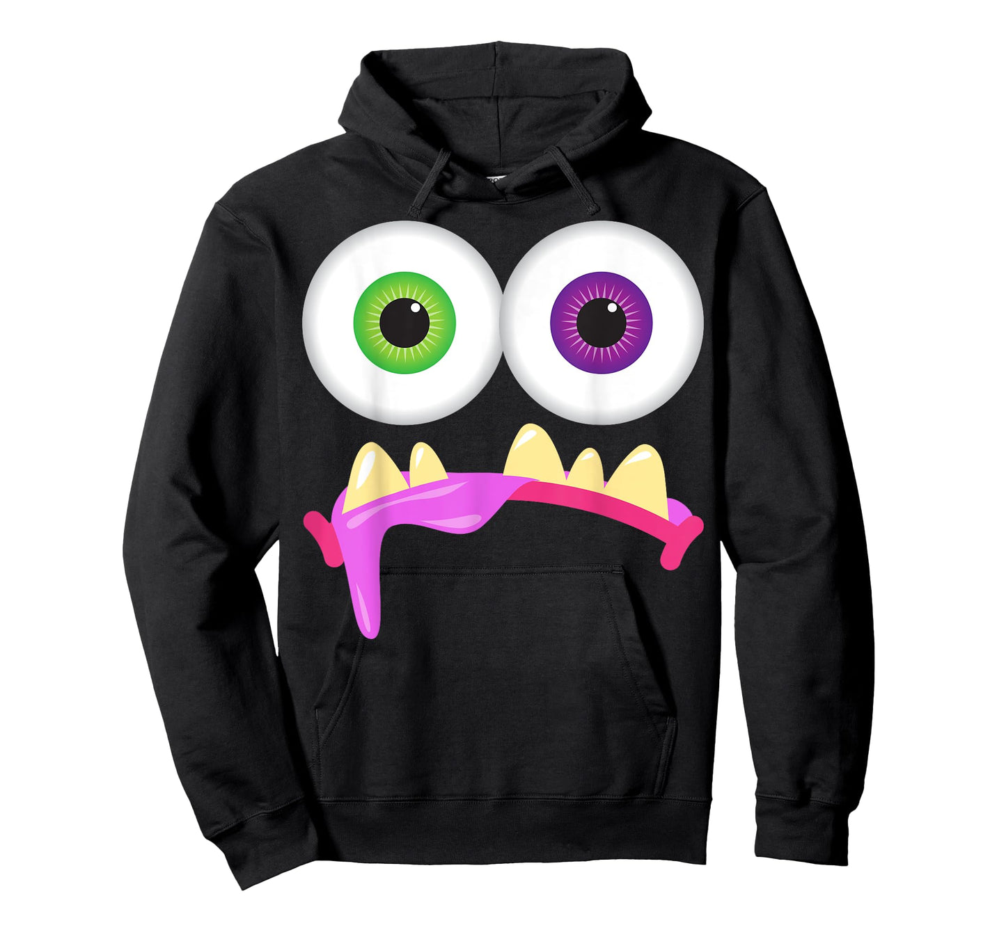 Cute Monster Face Men's Women's Goofy Costume Halloween T-Shirt