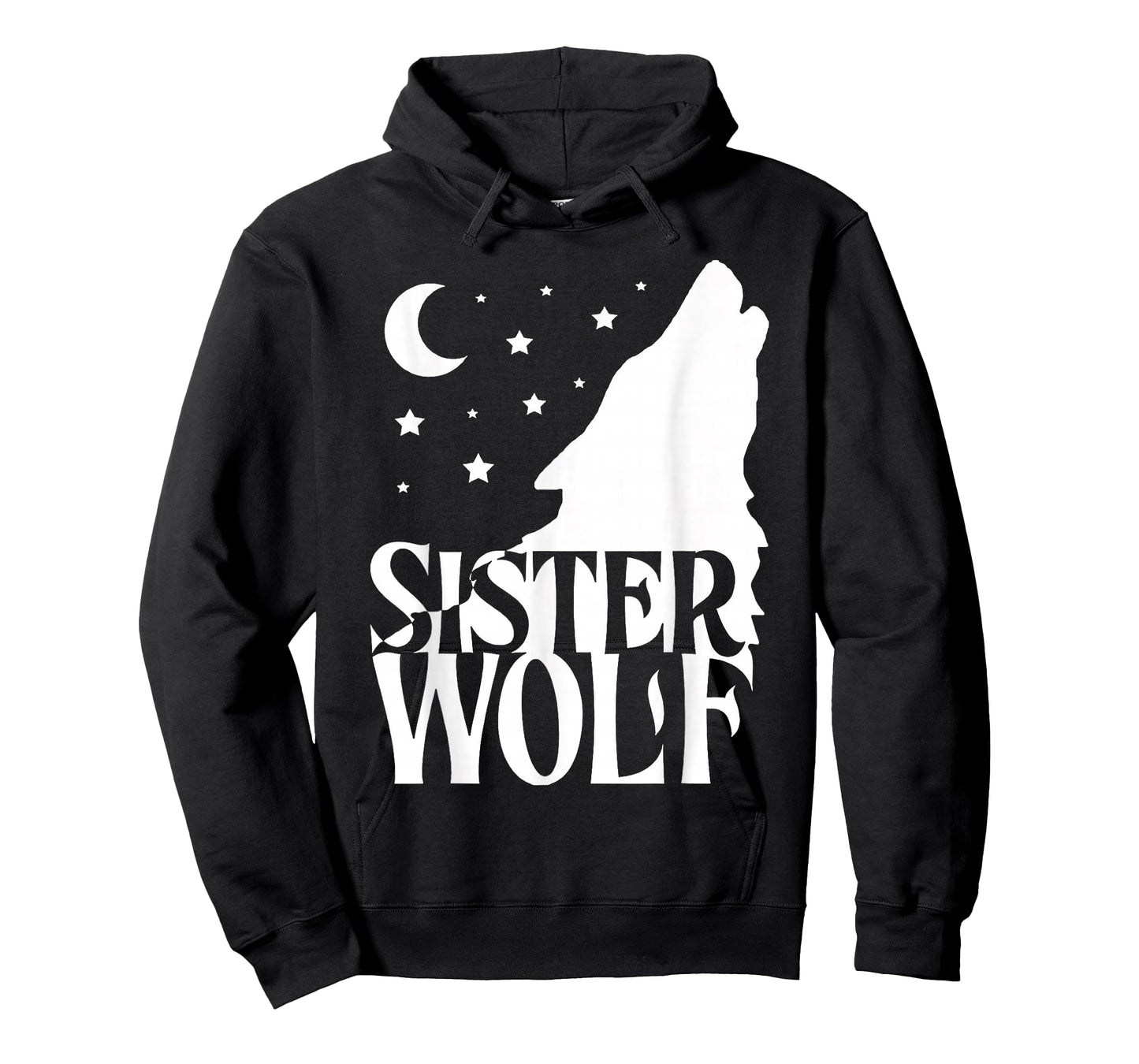 Sister Wolf Gift Matching Family Tribe Wolves Moon T-Shirt