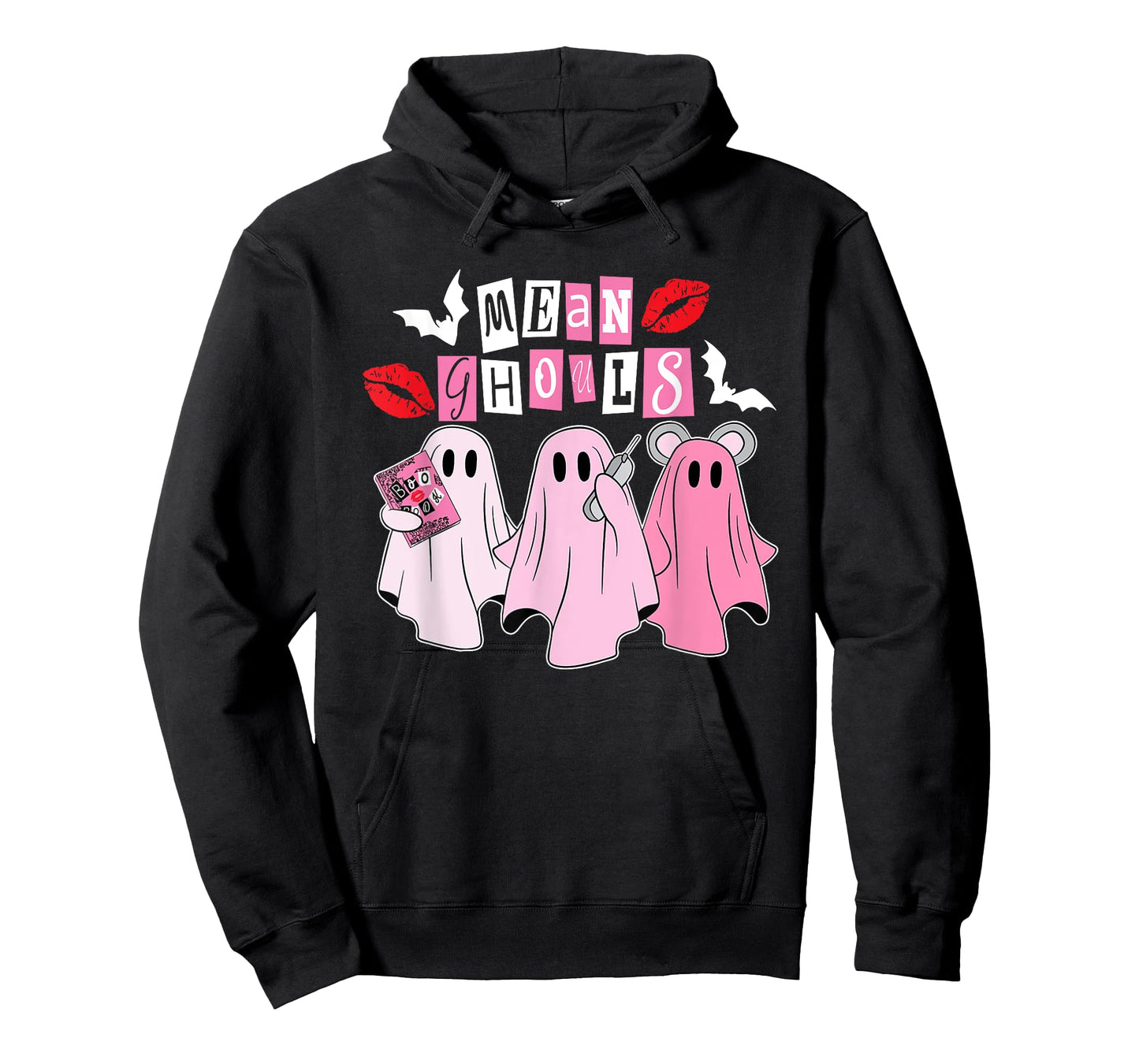 Mean Ghouls Ghost, Halloween Pink Lovers, Funny Mean Ghouls T-Shirt