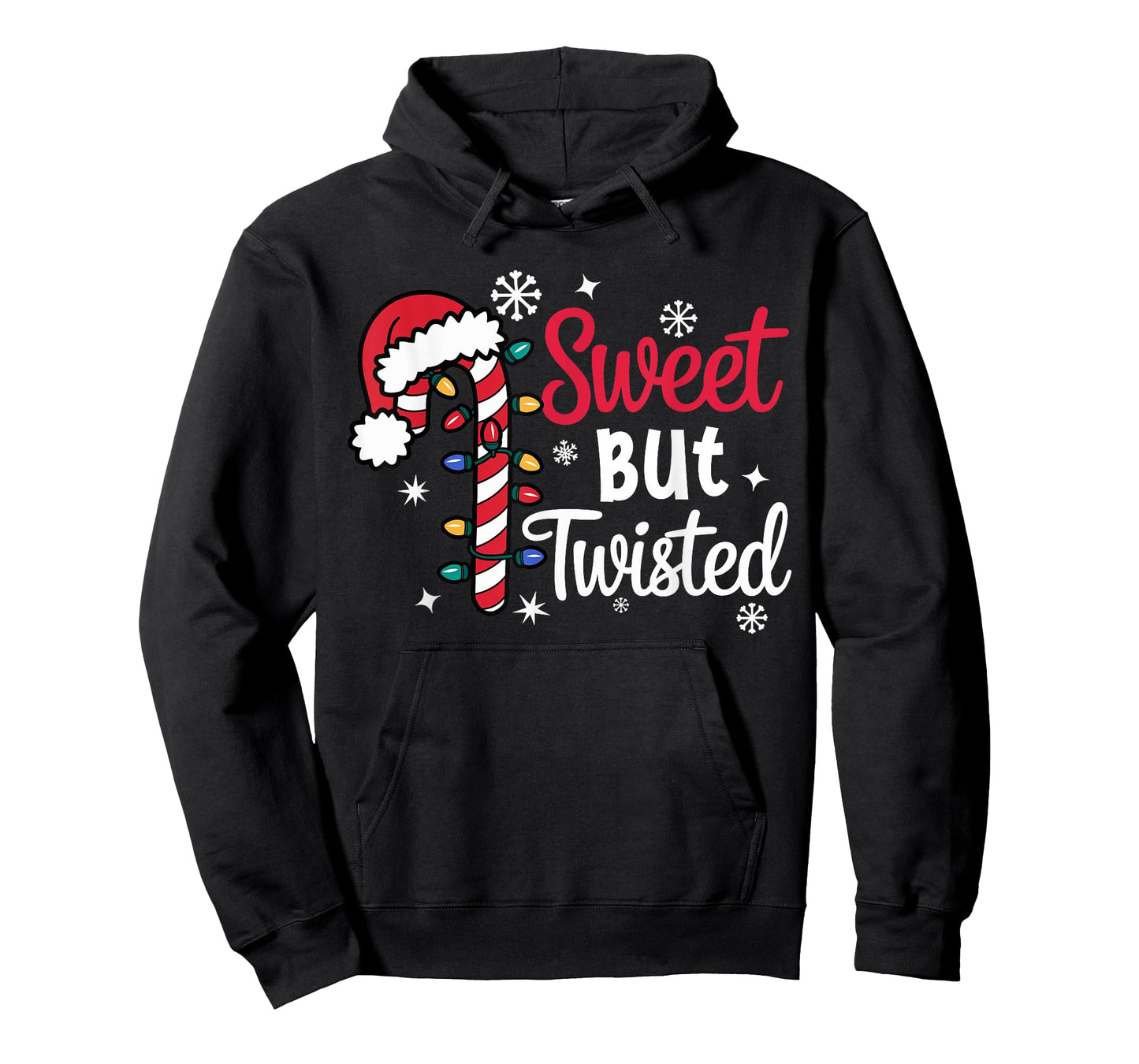 Funny Christmas Candy Cane Sweet But Twisted T-Shirt