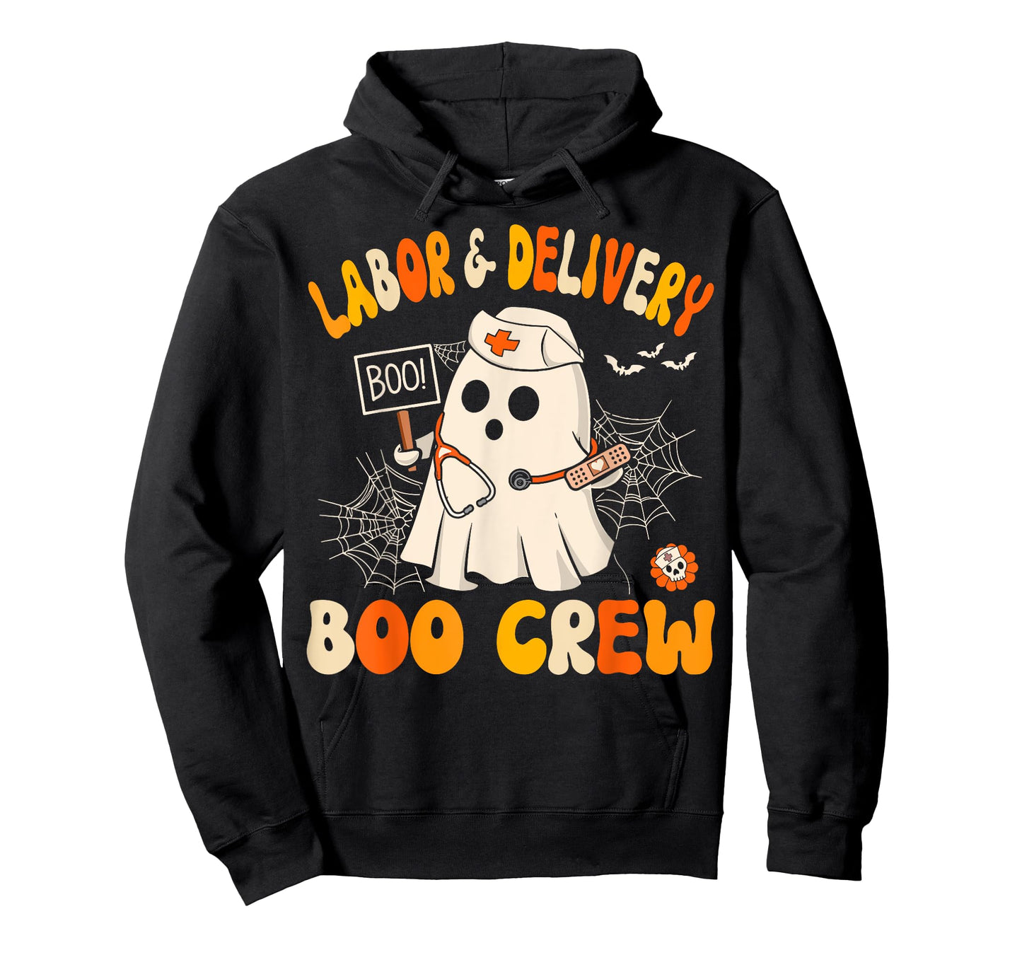 Labor & Delivery Boo Crew Funny L&d Nurse Halloween T-Shirt