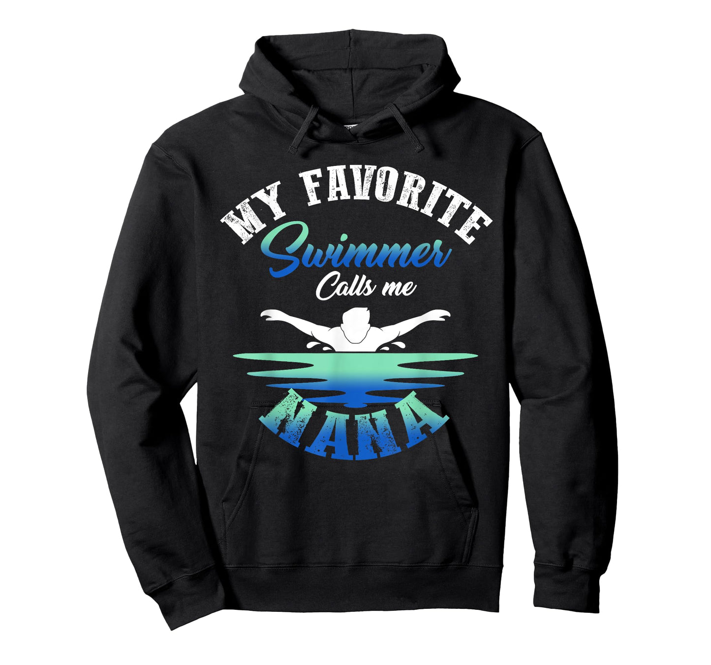 My Favorite Swimmer Calls Me Nana Swim Pool Family Match T-Shirt