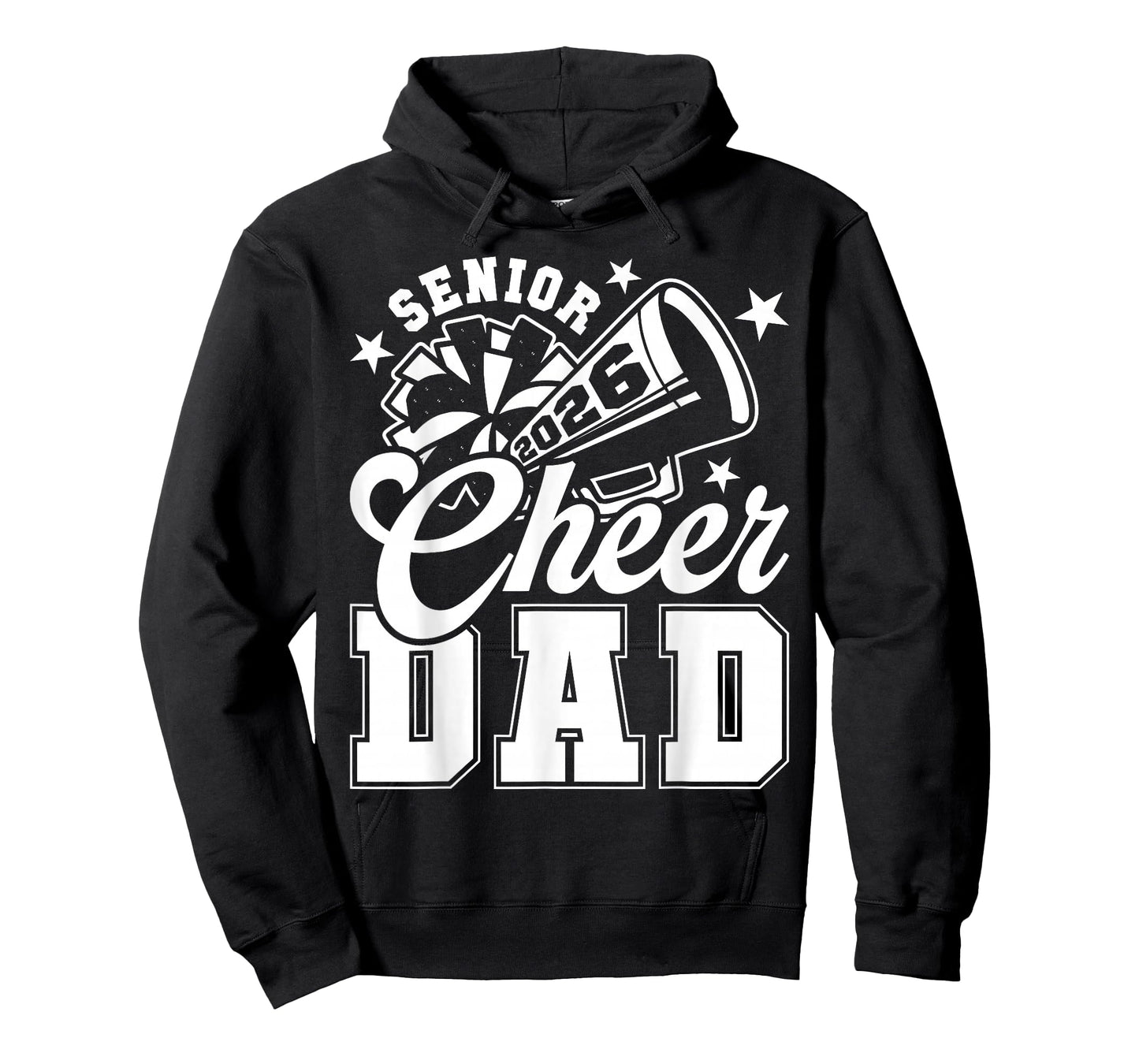 Senior Cheer Dad 2026 Proud Cheerleader Dad Class of 2026 T-Shirt