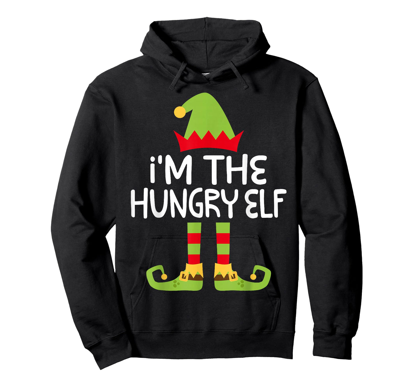 I'm The Hungry Elf Shirt Adult Kids Matching Christmas Elf T-Shirt