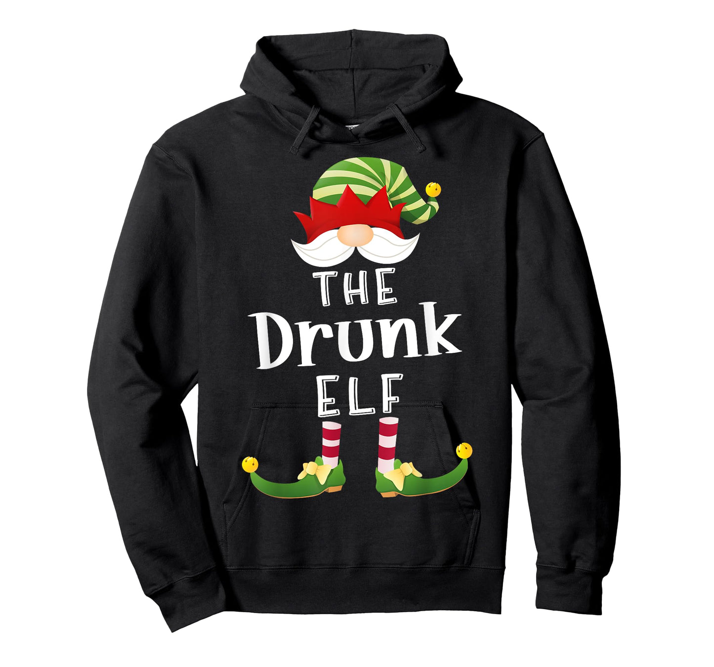 Drunk Elf Group Christmas Funny Pajama Party T-Shirt
