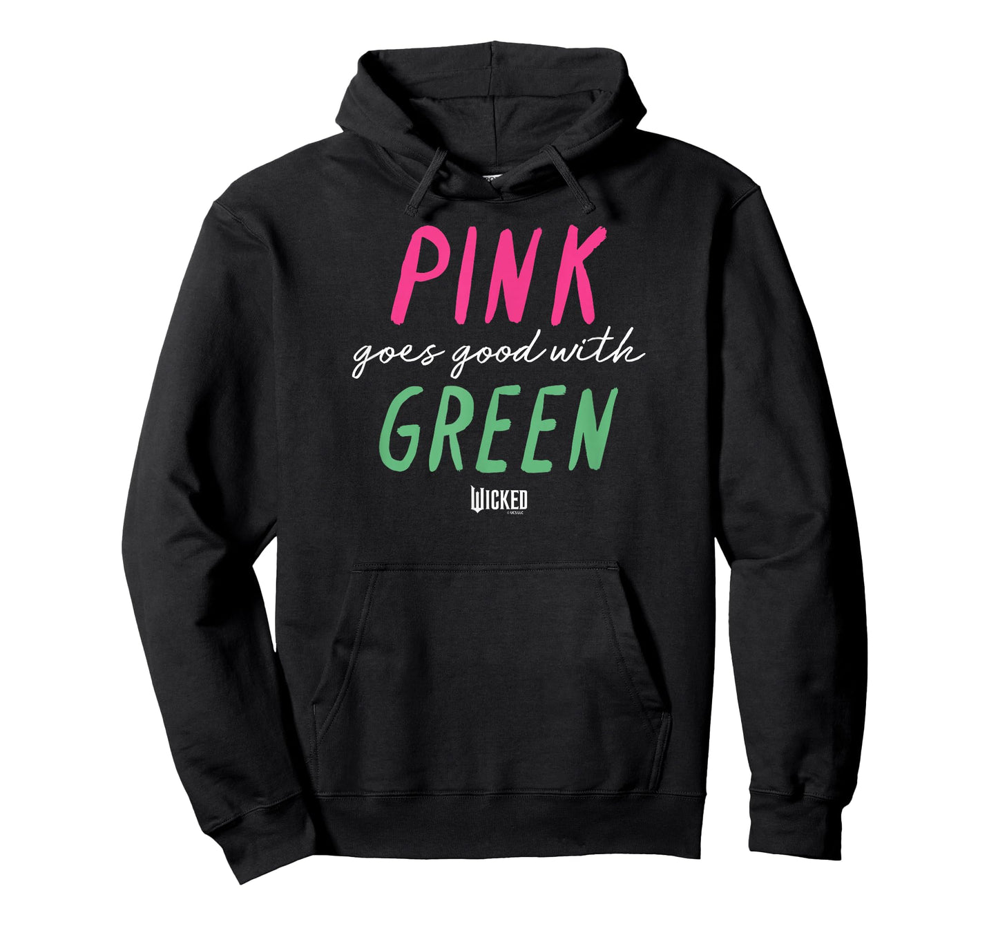 Wicked Pink Goes Good with Green T-Shirt