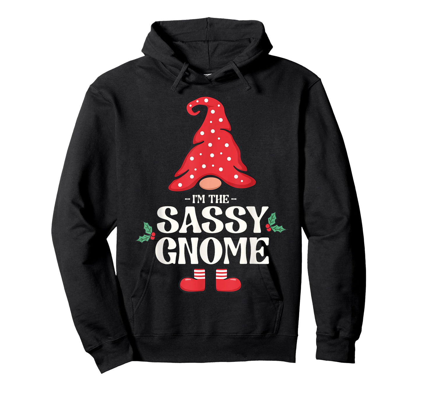 The Sassy Gnome Funny Family Matching Group Christmas T-Shirt