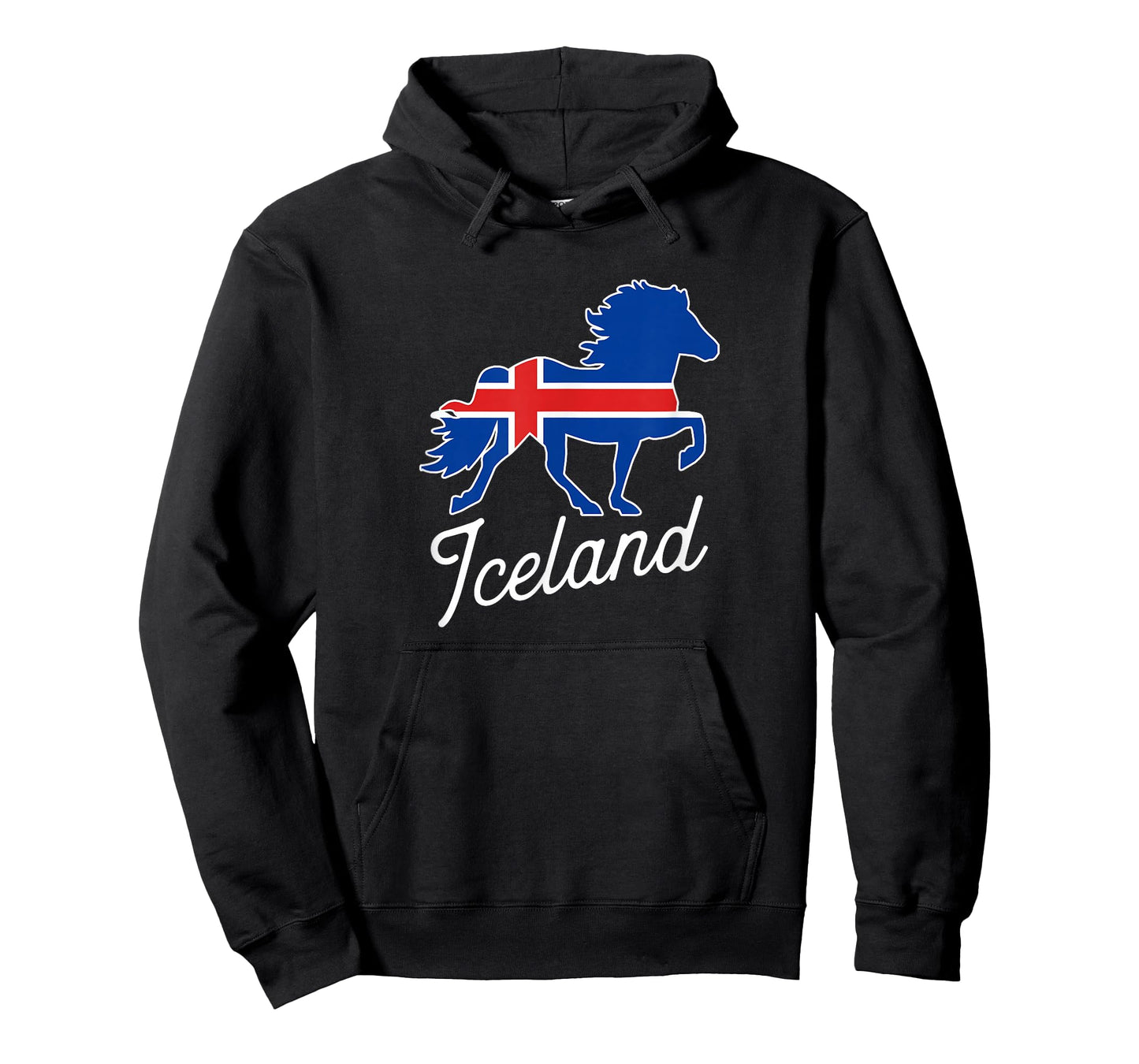 Flag of Iceland Shirt with Horse T-Shirt
