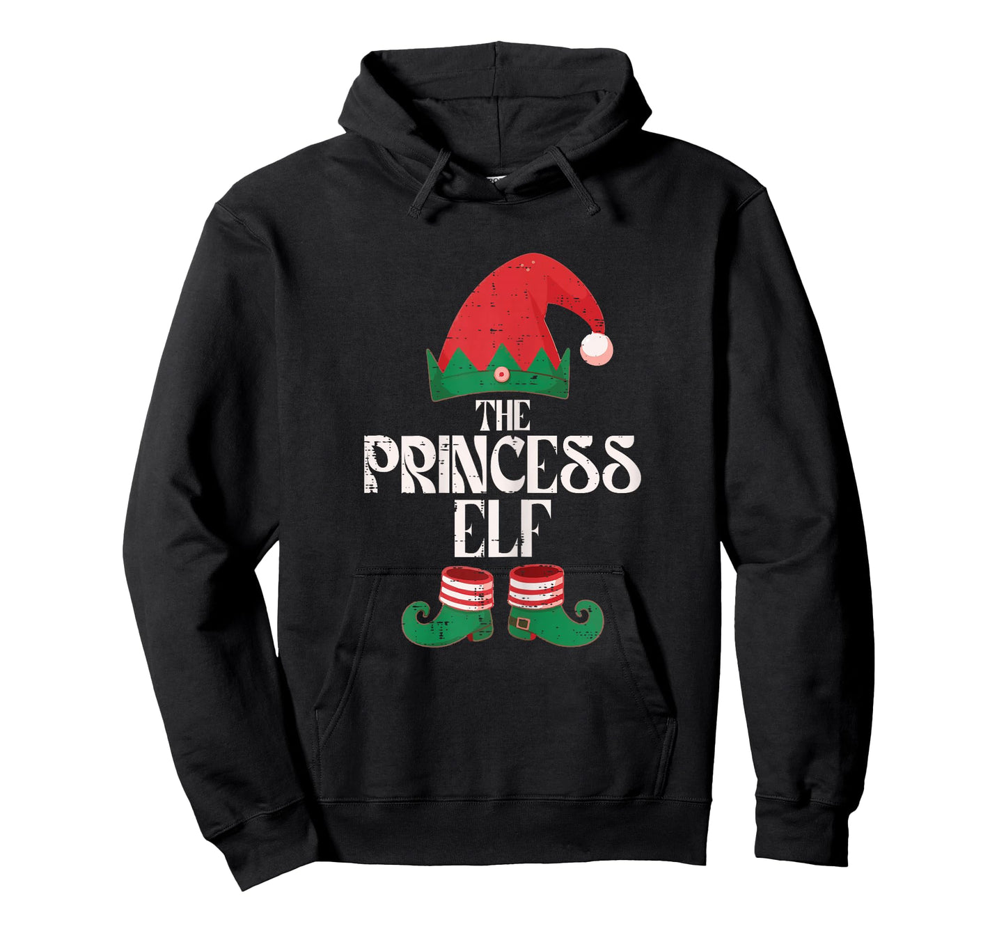 Christmas Princess Elf Xmas Family Match Girls Kids Toddlers T-Shirt